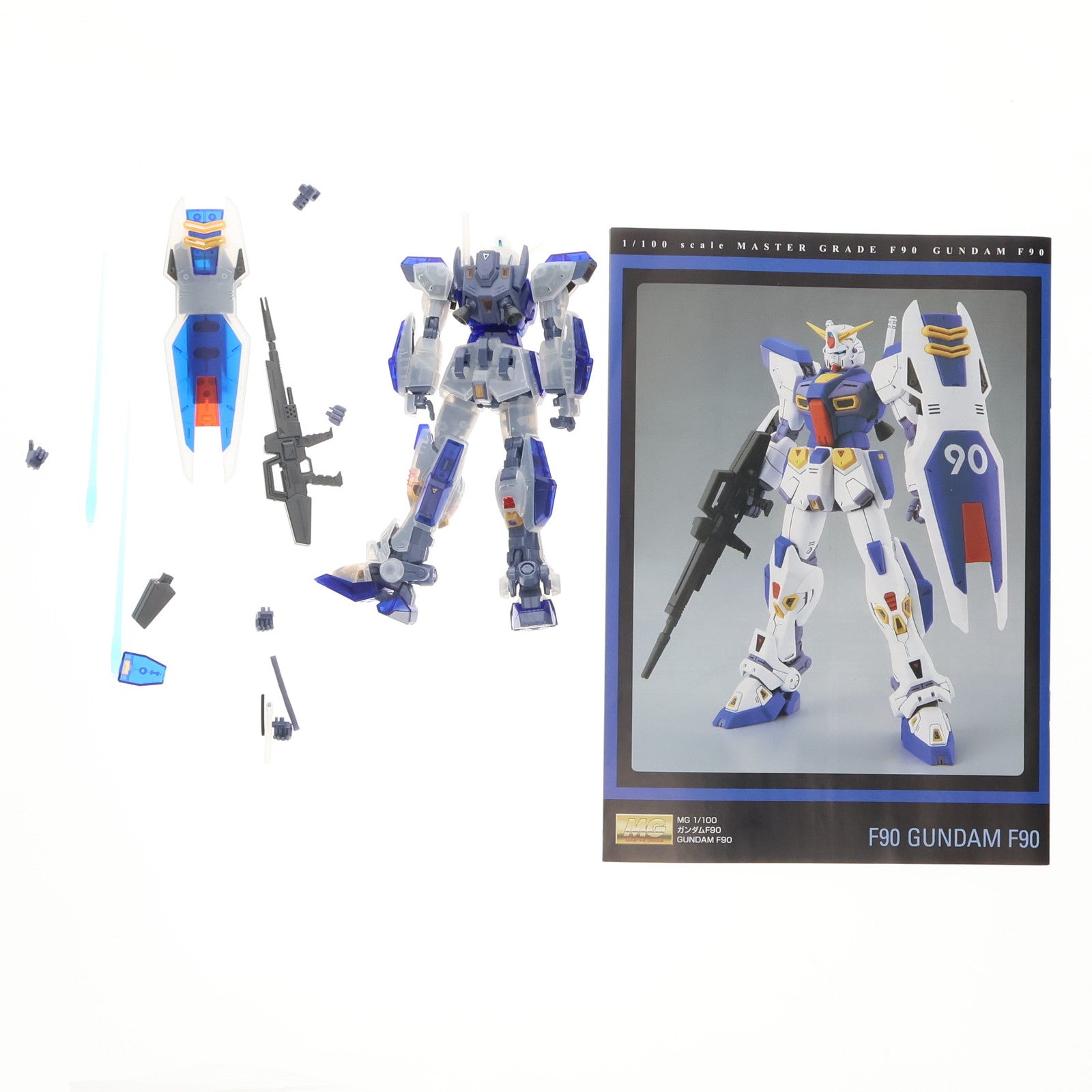 【中古即納】[PTM] ガンダムベース限定 MG 1/100 F90 ガンダムF90(クリアカラー) 機動戦士ガンダムF90 プラモデル(5063437) バンダイスピリッツ(20220611)