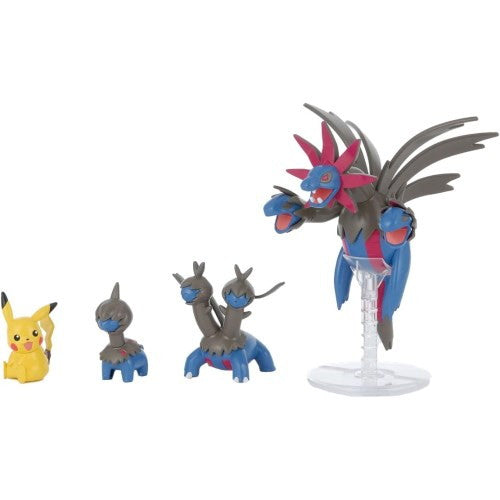 【中古即納】[PTM] (再販) ポケモンプラモコレクション No.22 進化シリーズ サザンドラ進化セット ポケットモンスター ベストウィッシュ プラモデル(5066405) バンダイスピリッツ(20240222)