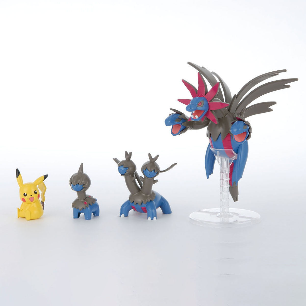 【中古即納】[PTM] (再販) ポケモンプラモコレクション No.22 進化シリーズ サザンドラ進化セット ポケットモンスター ベストウィッシュ プラモデル(5066405) バンダイスピリッツ(20240222)
