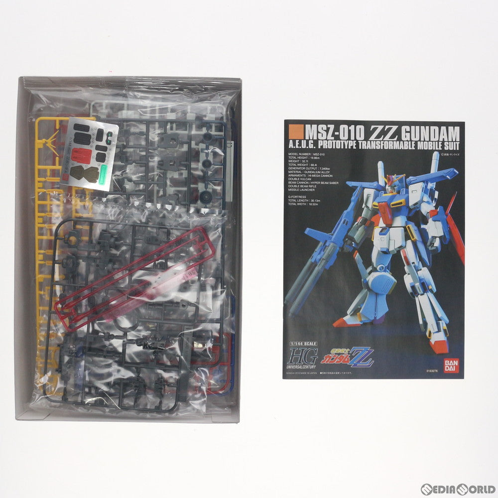 【中古即納】[PTM] HGUC 1/144 ZZガンダム 機動戦士ガンダムZZ(ダブルゼータ) プラモデル バンダイ(20100630)