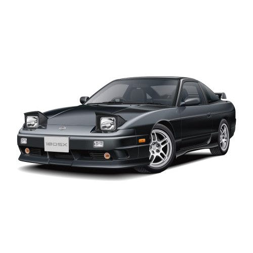 【中古即納】[PTM] ザ・モデルカー No.SP14 1/24 ニッサン RPS13 180SX TYPE X '96 カスタムホイール プラモデル(064900) アオシマ(20241218)