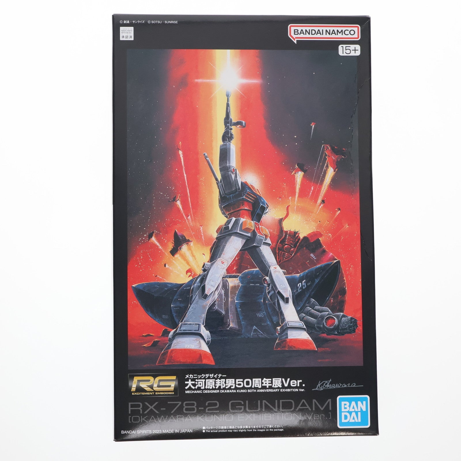 【中古即納】[PTM] RG 1/144 RX-78-2 ガンダム メカニックデザイナー 大河原邦男50周年展Ver. 機動戦士ガンダム プラモデル(5065380) 大河原邦男50周年展限定 バンダイスピリッツ(20230401)