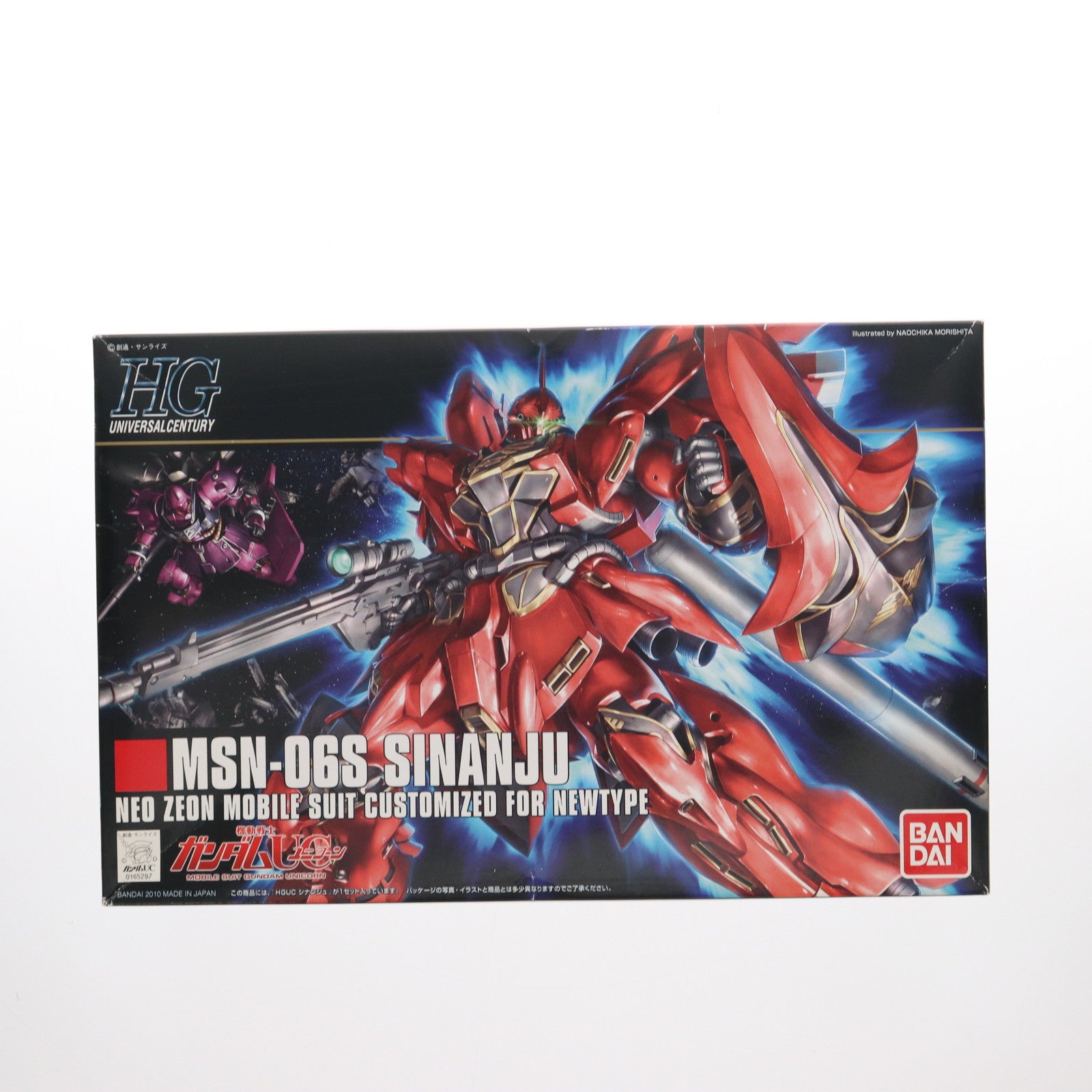 【中古即納】[PTM] HGUC 1/144 MSN-06S シナンジュ 機動戦士ガンダムUC(ユニコーン) シリーズ No.116 プラモデル(0165297) バンダイ(20170610)