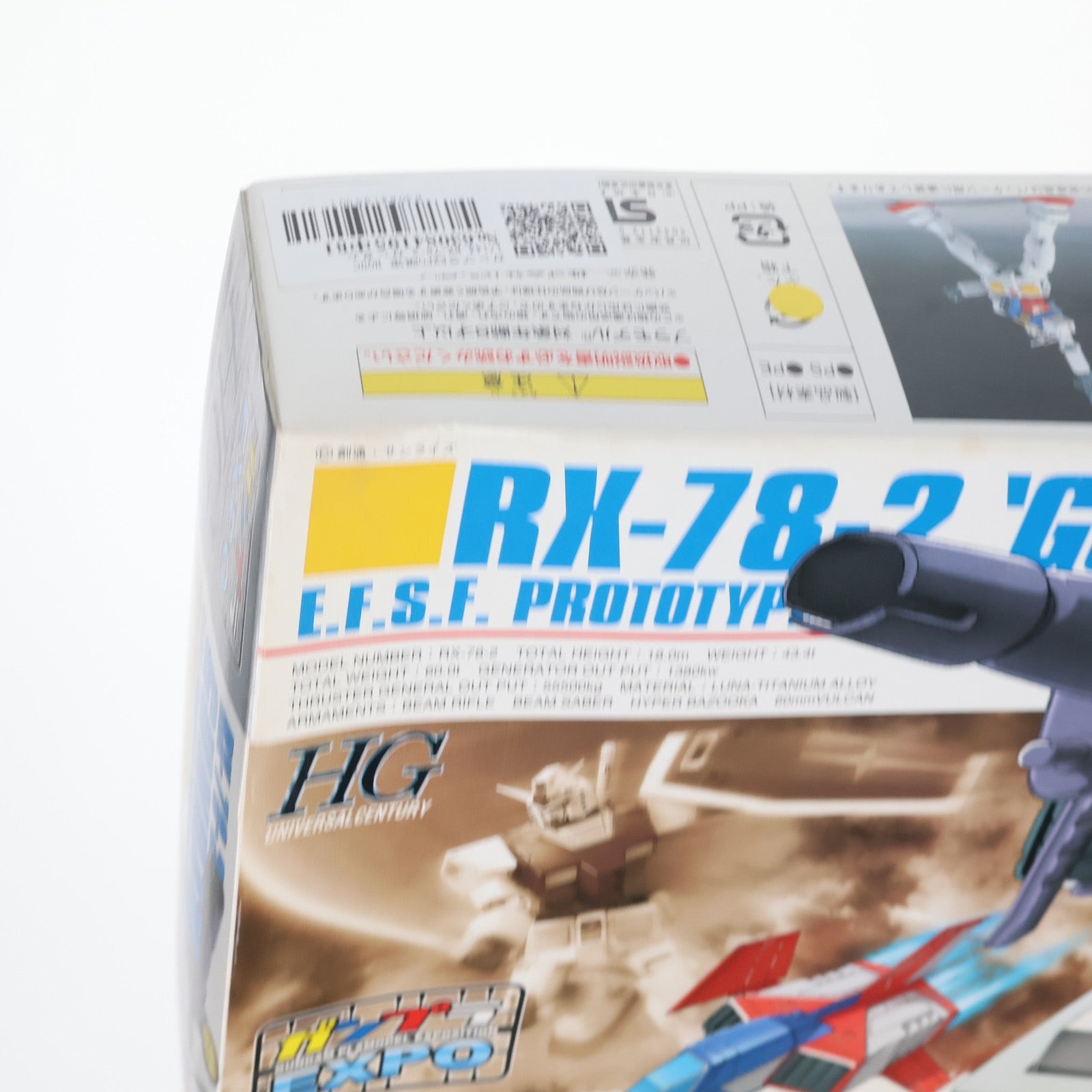 【中古即納】[PTM] ガンプラEXPO限定 HGUC 1/144 RX-78-2 ガンダム クリアカラーバージョン 機動戦士ガンダム プラモデル バンダイ(19991231)