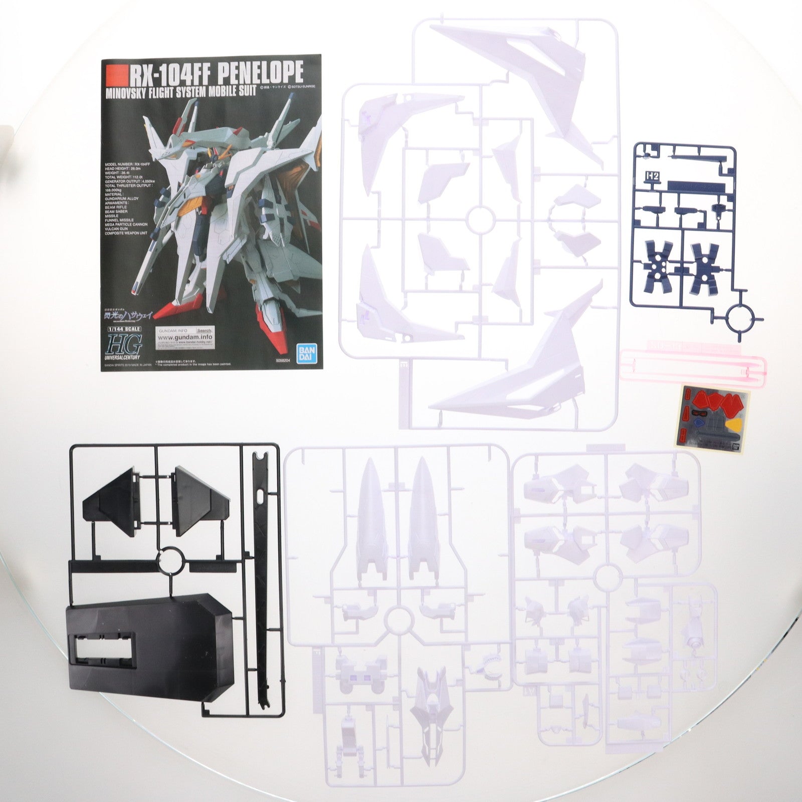 【中古即納】[PTM] (再販) HGUC 1/144 RX-104FF ペーネロペー 機動戦士ガンダム 閃光のハサウェイ プラモデル(5058204) バンダイスピリッツ(20250417)