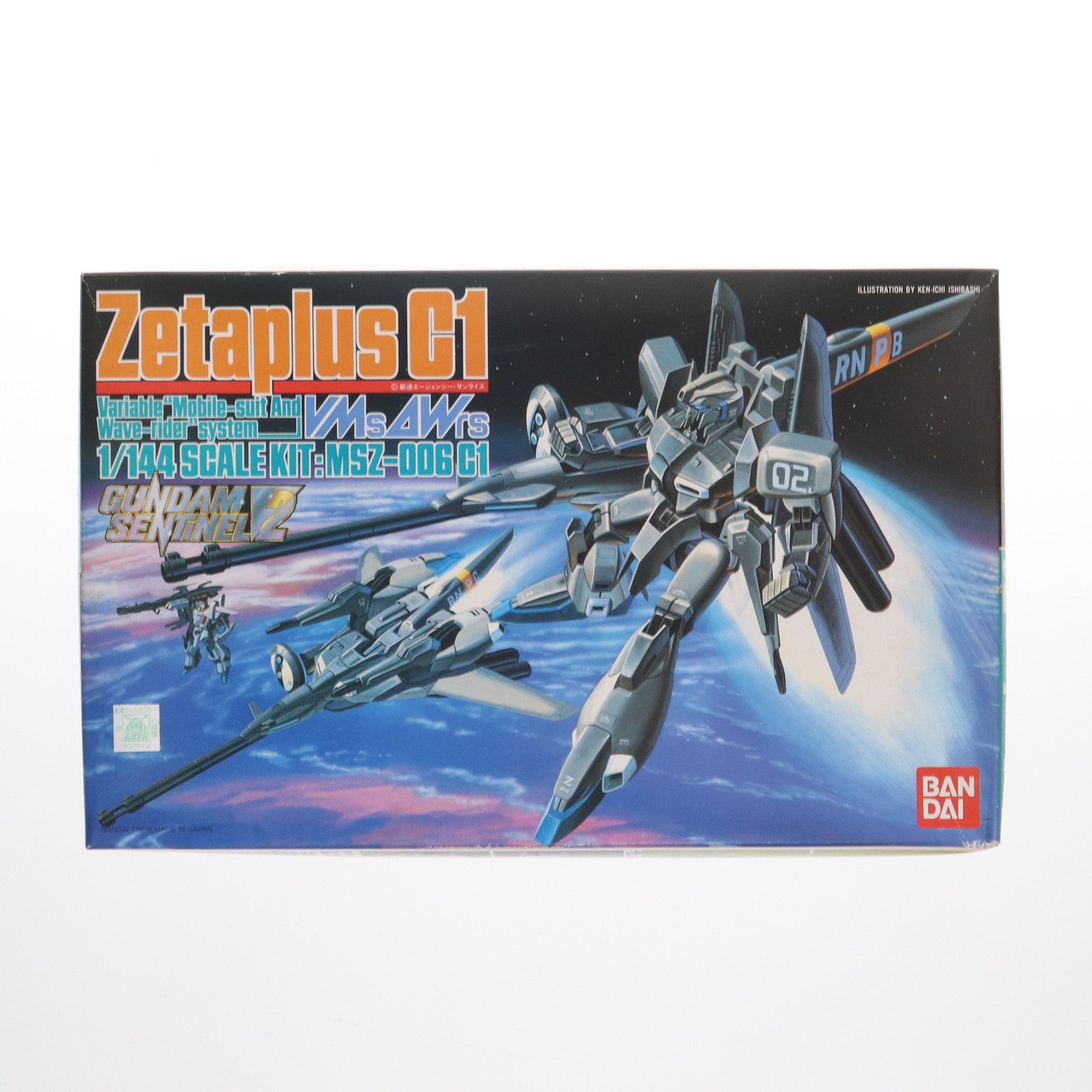 【中古即納】[PTM] 1/144 MSZ-006 C1 ゼータプラス C1 ガンダム・センチネル プラモデル(0024666) バンダイ(20180324)