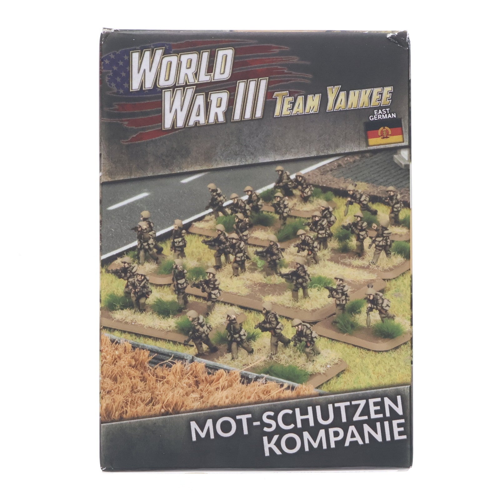【中古即納】[PTM] Team Yankee: East German: 1/100 Mot-Schutzen Kompanie プラモデル Battlefront Miniatures(19991231)