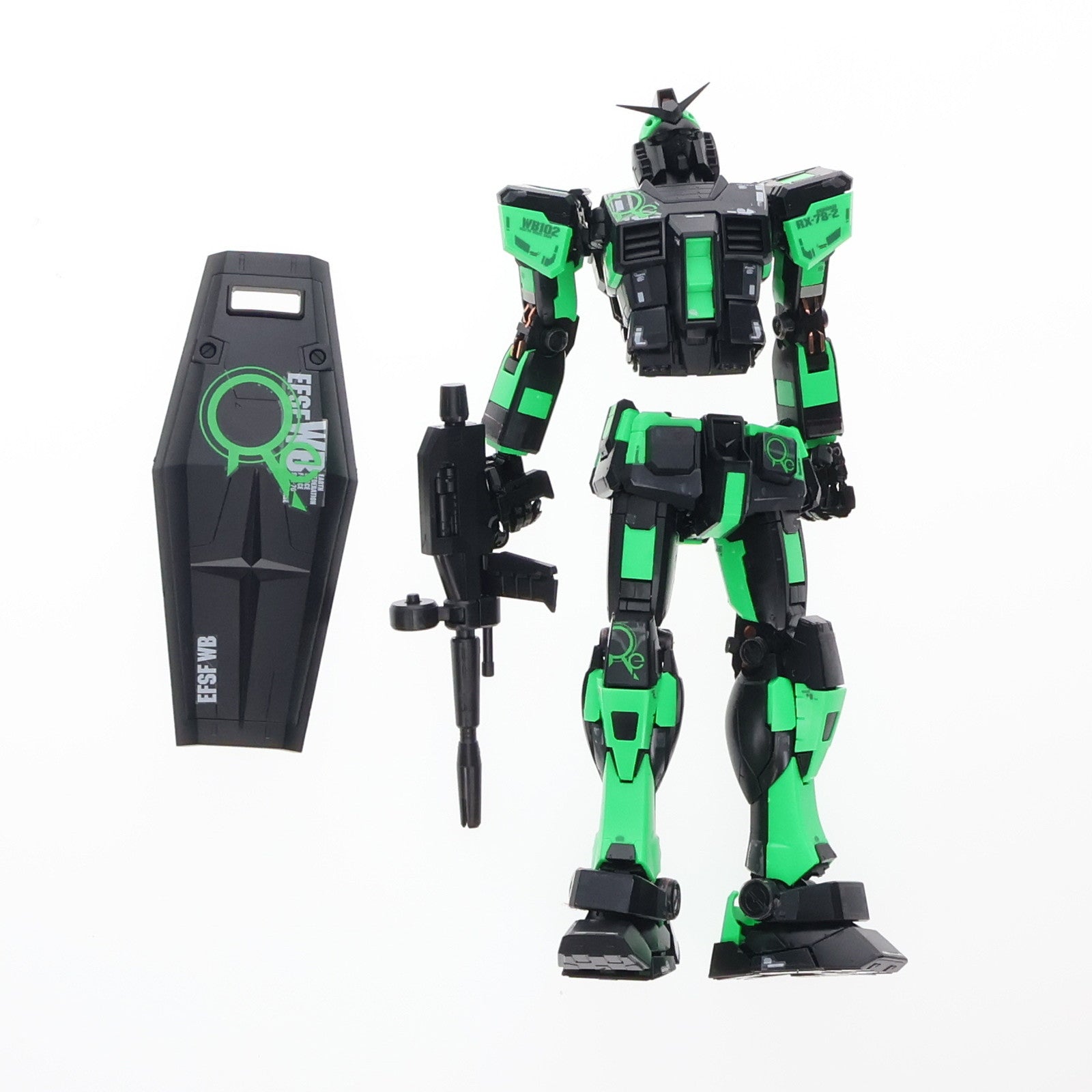 【中古即納】[PTM] MG 1/100 RX-78-2 ガンダム Ver.3.0(リサーキュレーションカラー/ネオングリーン) 機動戦士ガンダム プラモデル(5062959) ガンダムワールドCONTRAST in名古屋限定 バンダイスピリッツ(20211224)