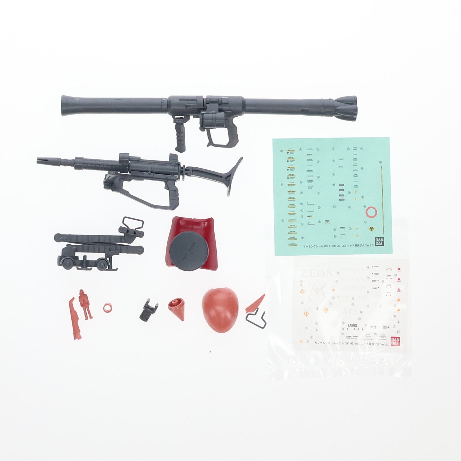 【中古即納】[PTM] MG 1/100 MS-06S シャア専用ザク Ver.2.0 機動戦士ガンダム プラモデル(0149834) バンダイ(20190830)