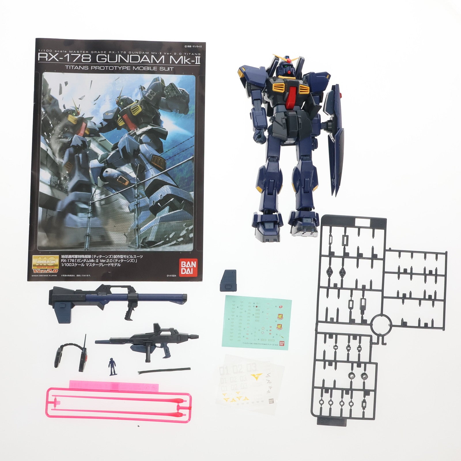 【中古即納】[PTM] MG 1/100 RX-178 ガンダムMk-II Ver.2.0 ティターンズ 機動戦士Zガンダム プラモデル(5061579) バンダイスピリッツ(20230419)