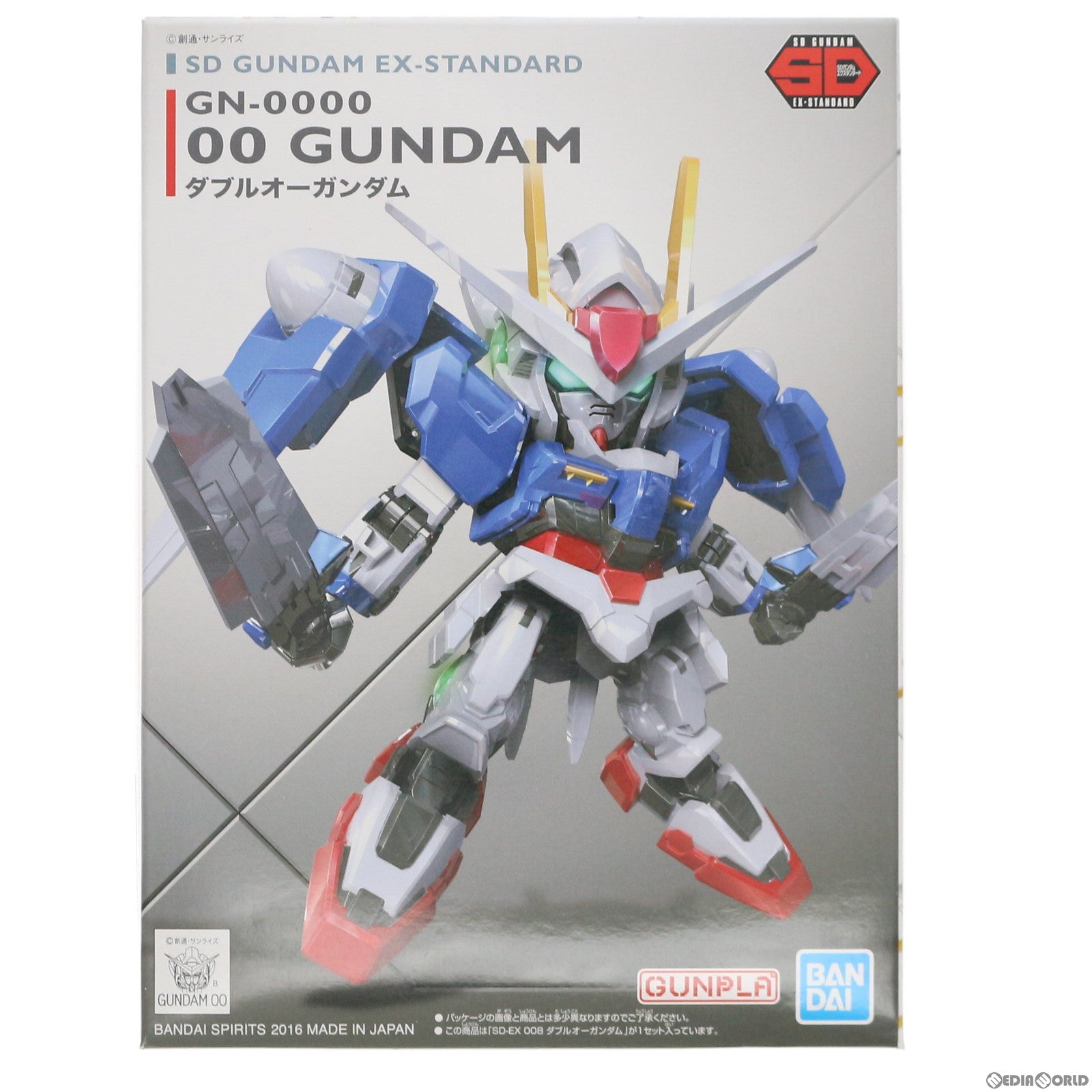【中古即納】[PTM] SDガンダム EXスタンダード GN-0000 ダブルオーガンダム 機動戦士ガンダム00(ダブルオー) プラモデル(5057995) バンダイスピリッツ(20230118)