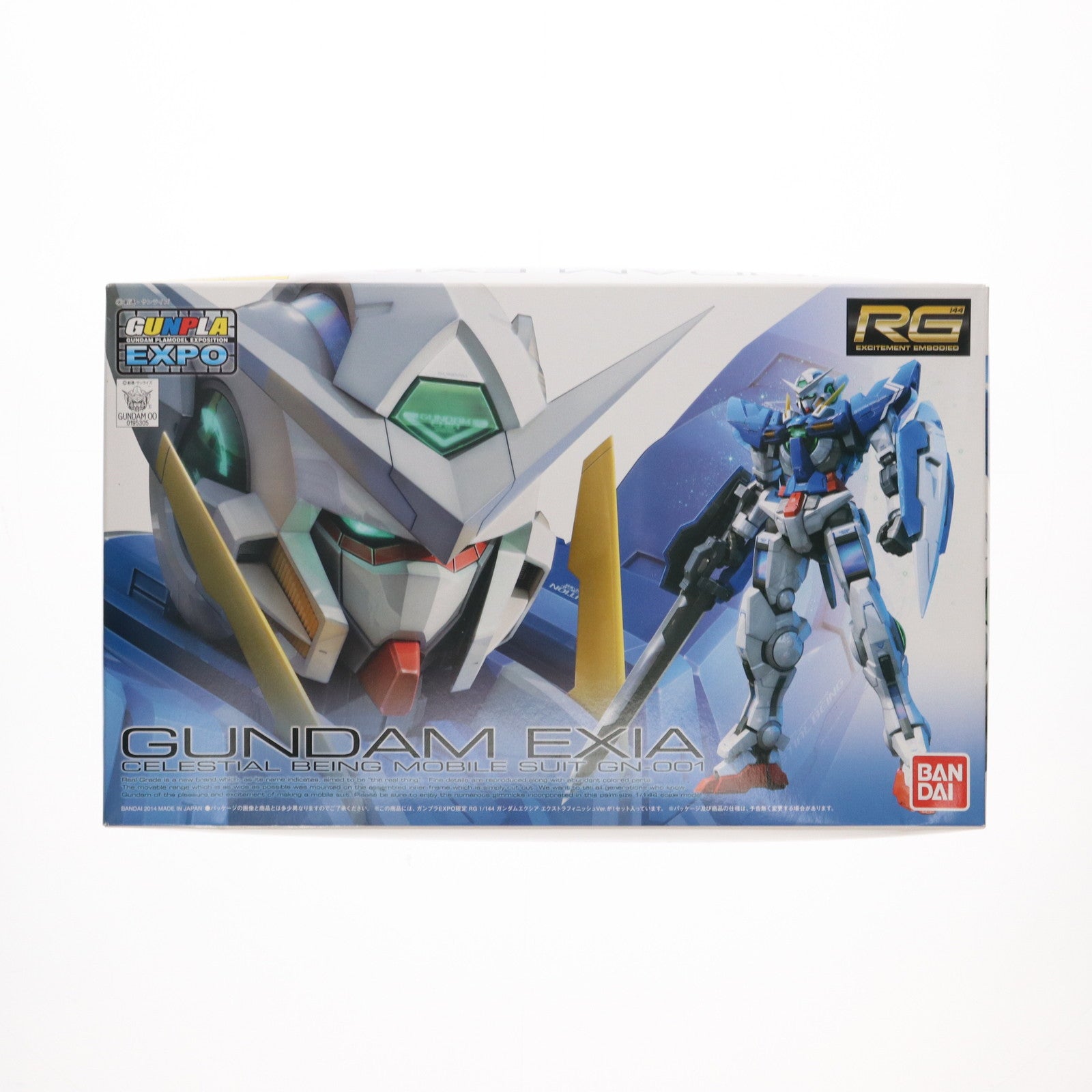 【中古即納】[PTM] ガンプラEXPO限定 RG 1/144 GN-001 ガンダムエクシア エクストラフィニッシュVer. 機動戦士ガンダム00(ダブルオー) プラモデル(0195305) バンダイ(20141121)