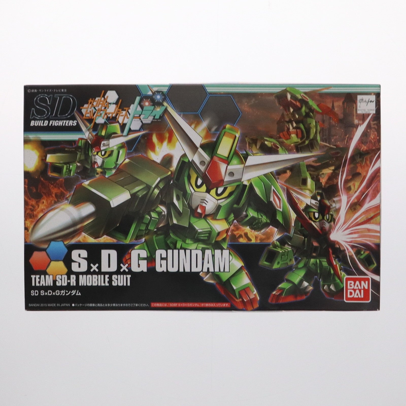 【中古即納】[PTM] SDBF S×D×Gガンダム ガンダムビルドファイターズトライ プラモデル(0195960) バンダイ(20150314)