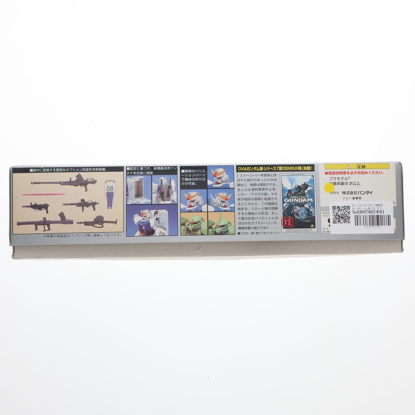 【中古即納】[PTM] HG 1/144 RX-79[G] 陸戦型ガンダム vs MS-06J ザクII 機動戦士ガンダム 第08MS小隊 プラモデル(0052672) バンダイ(20170127)