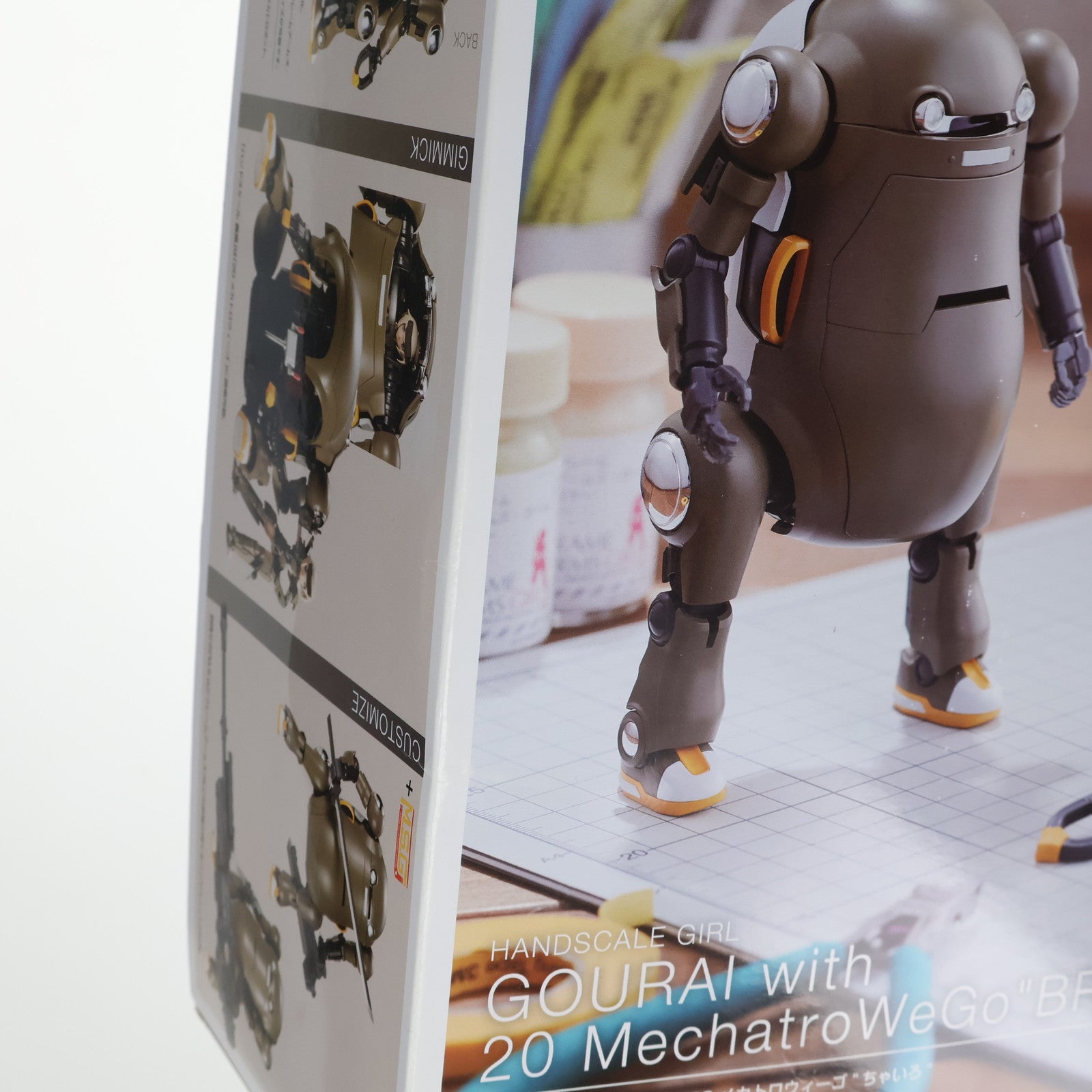 【中古即納】[PTM] フレームアームズ・ガール ハンドスケール 轟雷 with 20 メカトロウィーゴ ちゃいろ プラモデル(FG074) コトブキヤ(20200626)