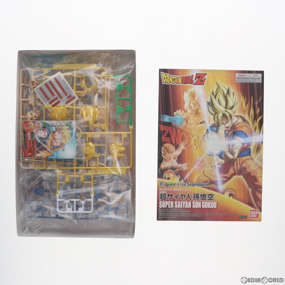 【中古即納】[PTM] 初回特典付属 Figure-rise Standard(フィギュアライズ スタンダード) 超サイヤ人 孫悟空(そんごくう) ドラゴンボールZ プラモデル バンダイ(20180627)