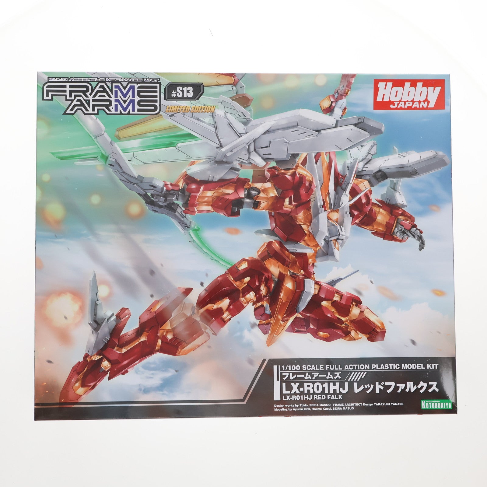 【中古即納】[PTM] フレームアームズ 1/100 LX-R01HJ レッドファルクス プラモデル(LA280) ホビージャパン(20190331)