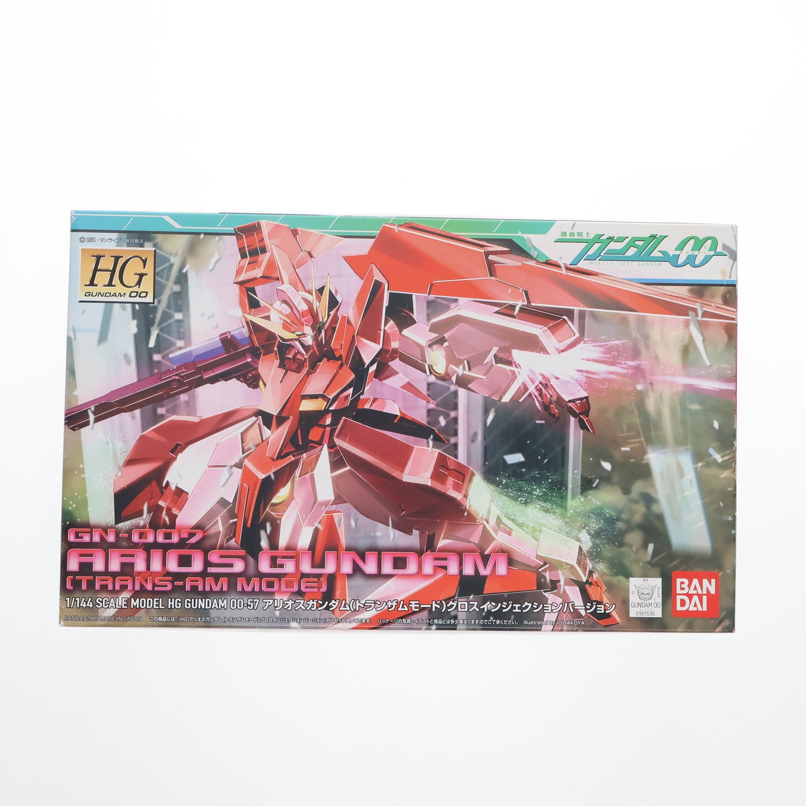 【中古即納】[PTM] HG 1/144 アリオスガンダム(トランザムモード) グロスインジェクションVer. 機動戦士ガンダム00(ダブルオー) プラモデル バンダイ(20091219)