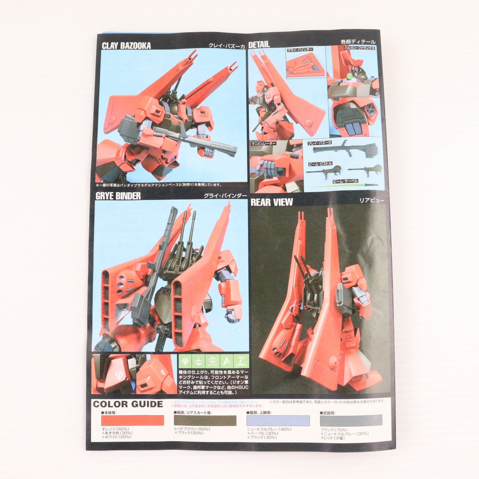 【中古即納】[PTM] HGUC 1/144 RMS-099B シュツルム・ディアス 機動戦士ガンダムZZ(ダブルゼータ) プラモデル バンダイ(20171202)