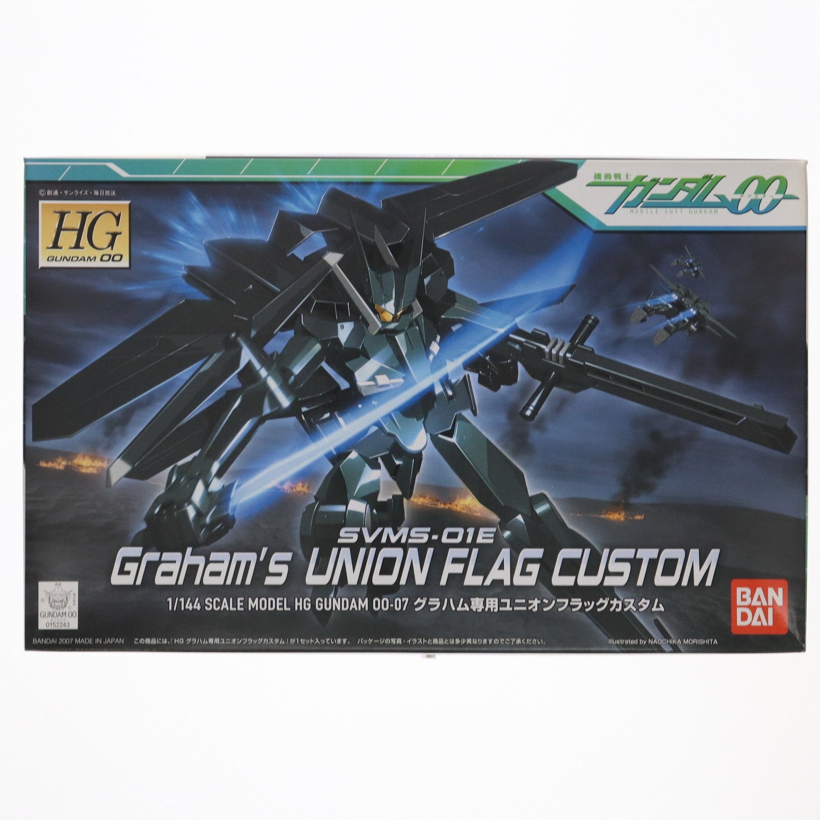 【中古即納】[PTM] HG 1/144 SVMS-01E グラハム専用ユニオンフラッグカスタム 機動戦士ガンダム00(ダブルオー) プラモデル(0152243) バンダイ(20180531)