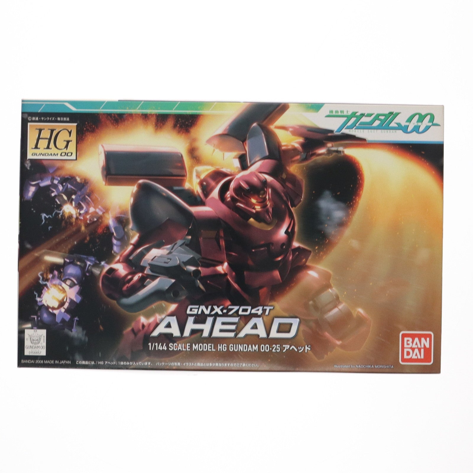 【中古即納】[PTM] HG 1/144 GNX-704T アヘッド 機動戦士ガンダム00(ダブルオー) プラモデル(0156657) バンダイ(20081107)
