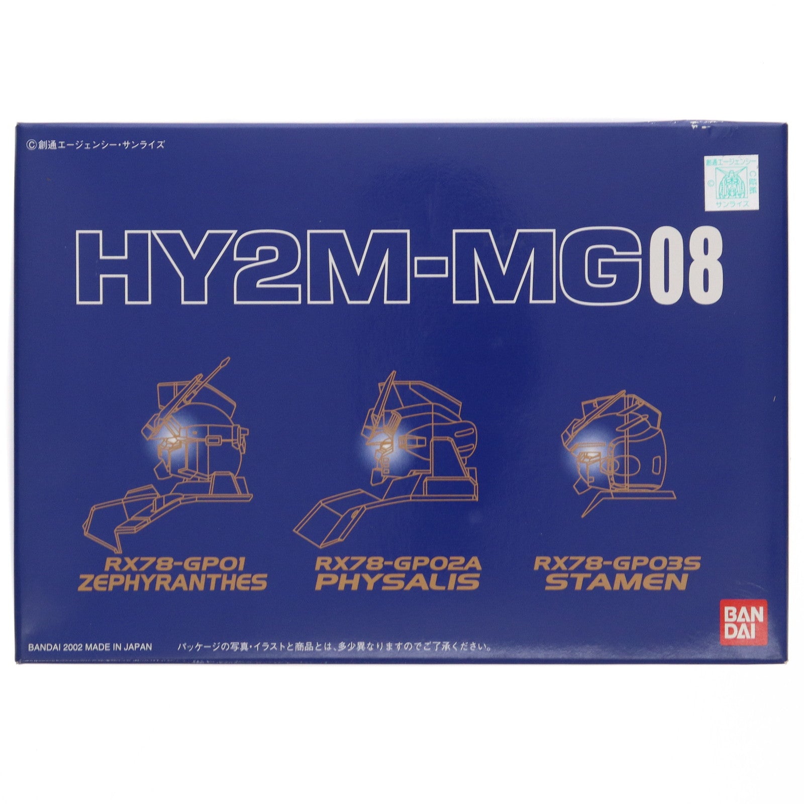 【中古即納】[PTM] 1/100 HY2M-MG08 LED発光ヘッドパーツセット(GP01/GP02/GP03) 機動戦士ガンダム0083 STARDUST MEMORY プラモデル用アクセサリ バンダイ(20021119)