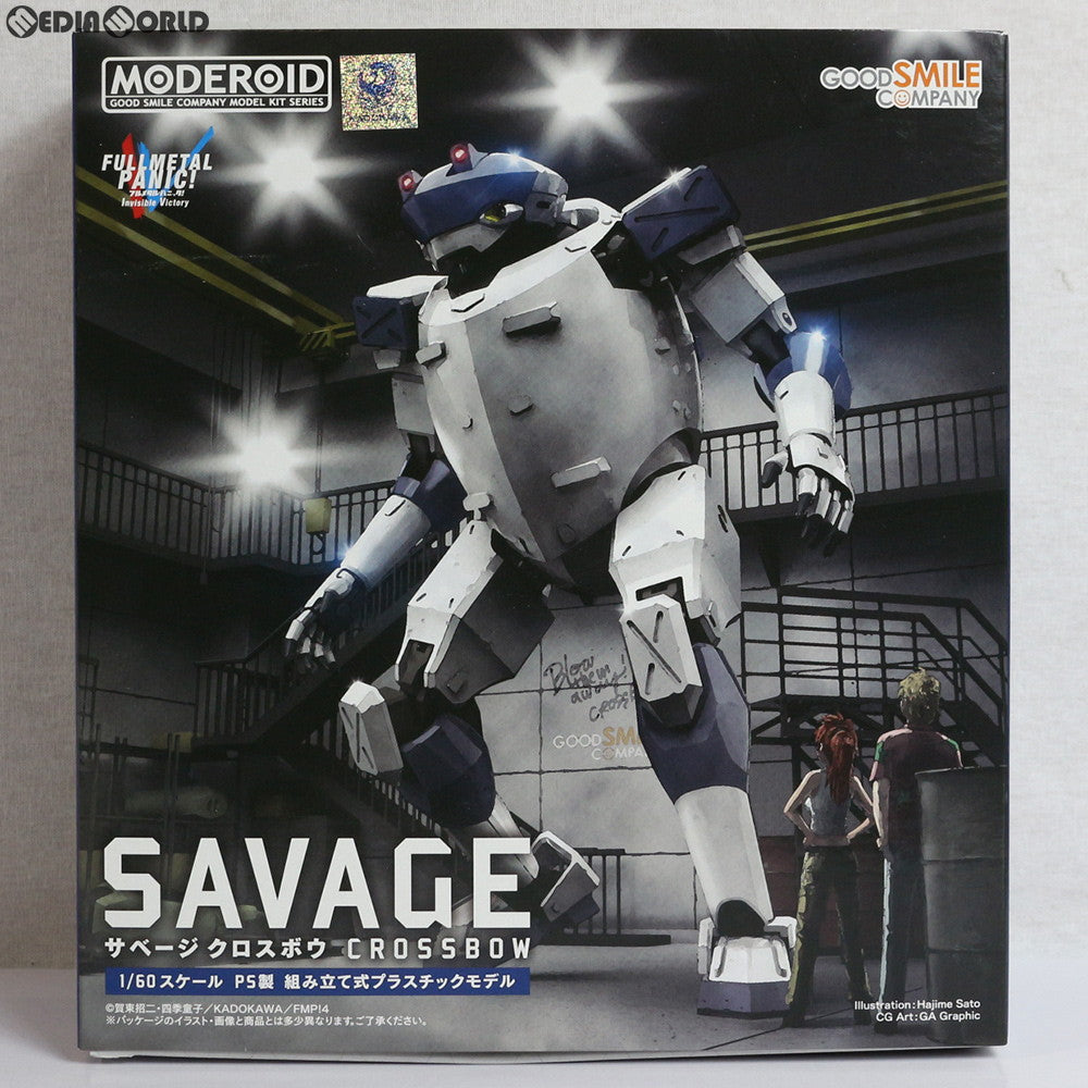 【中古即納】[PTM] MODEROID(モデロイド) 1/60 サベージ クロスボウ フルメタル・パニック! Invisible Victory プラモデル グッドスマイルカンパニー(20180830)