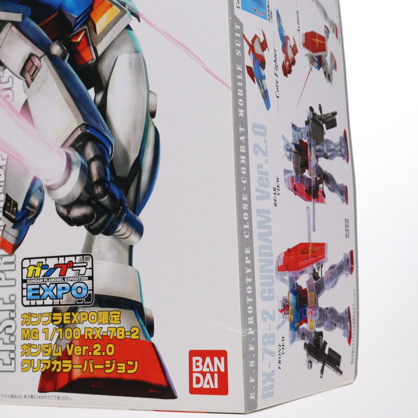 【中古即納】[PTM] ガンプラEXPO限定 MG 1/100 RX-78-2 ガンダム Ver.2.0 クリアカラーバージョン 機動戦士ガンダム プラモデル(0158217) バンダイ(20100131)