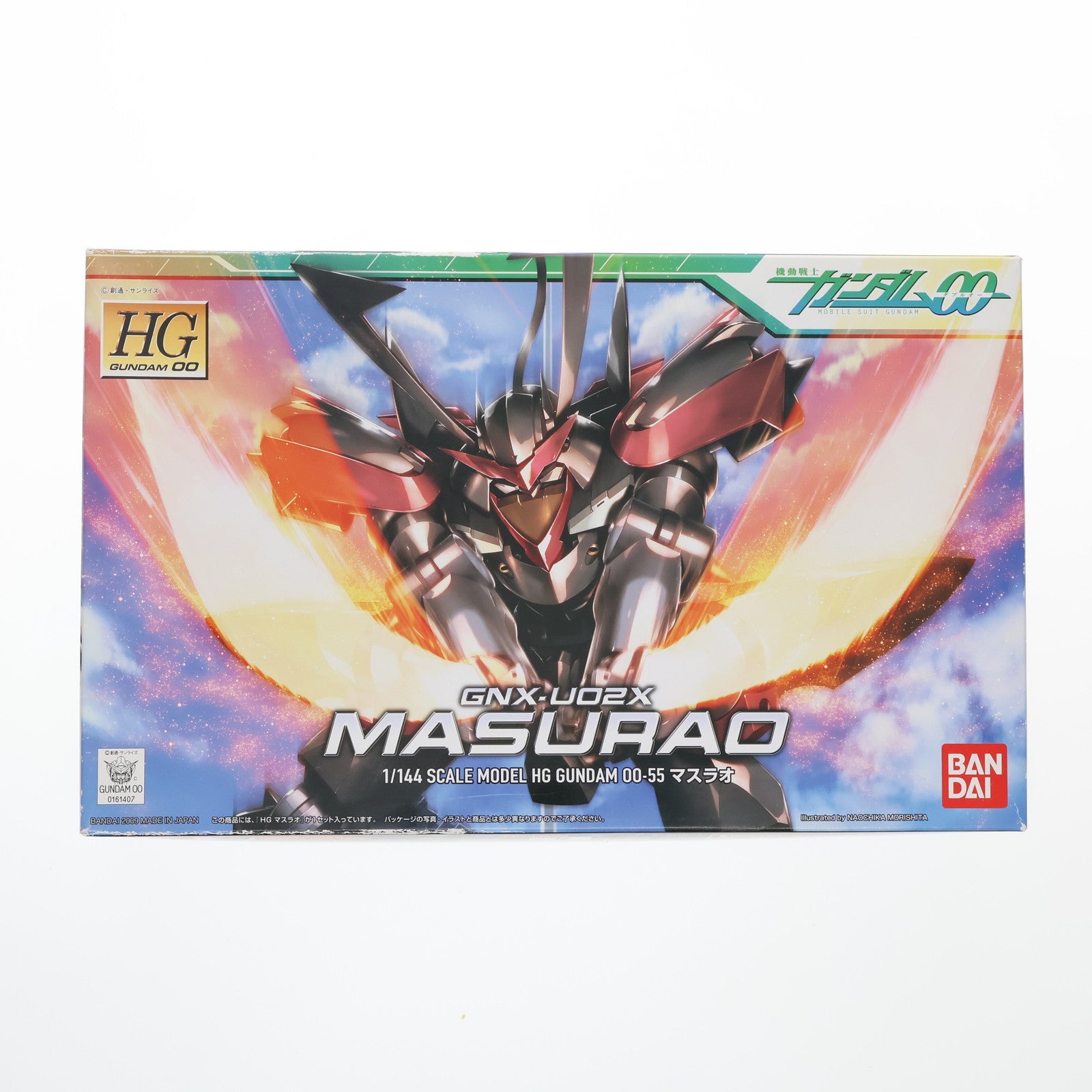 【中古即納】[PTM] HG 1/144 GNX-U02X マスラオ 機動戦士ガンダム00(ダブルオー) プラモデル(0161407) バンダイ(20091215)