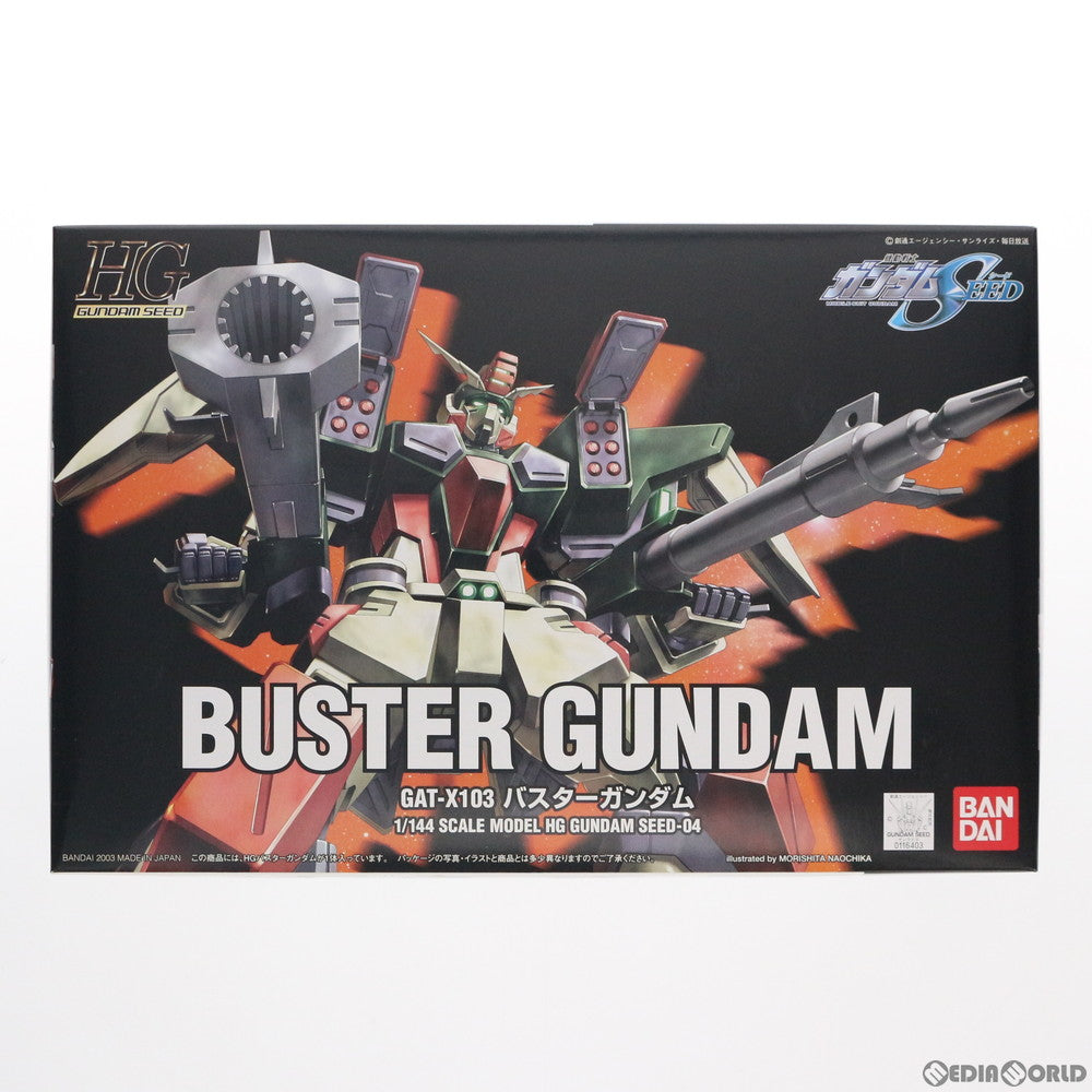 【中古即納】[PTM] HG 1/144 バスターガンダム 機動戦士ガンダムSEED(シード) プラモデル(0116403) バンダイ(20030131)