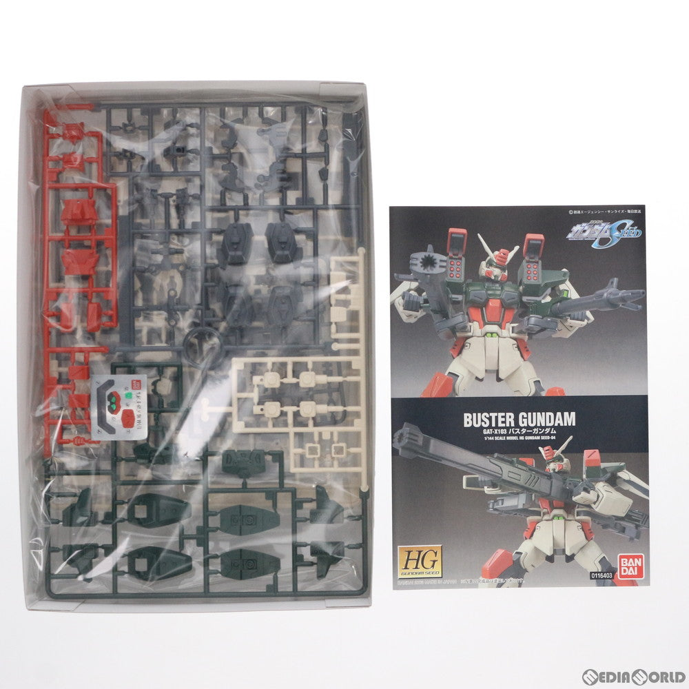 【中古即納】[PTM] HG 1/144 バスターガンダム 機動戦士ガンダムSEED(シード) プラモデル(0116403) バンダイ(20030131)