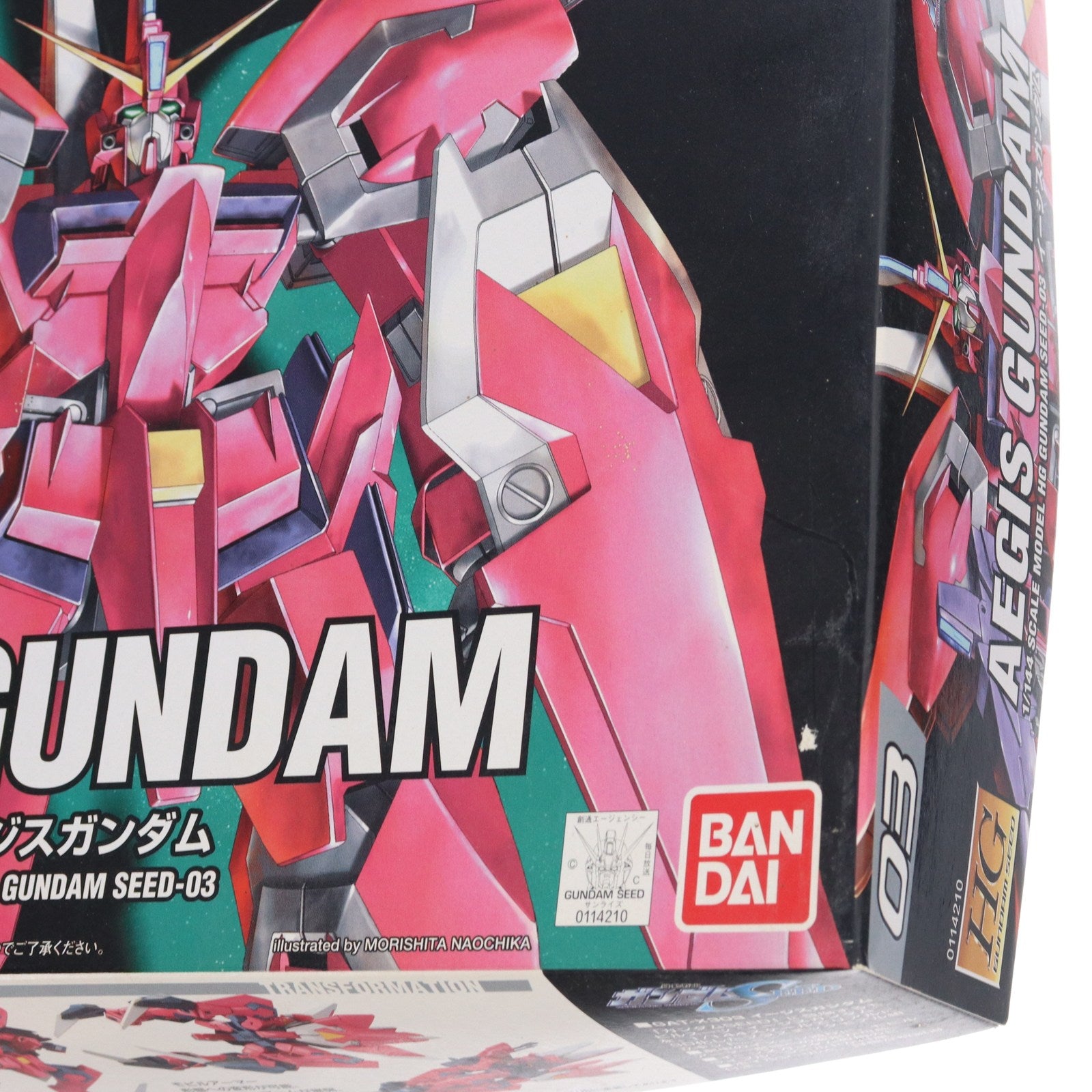 【中古即納】[PTM] HG 1/144 イージスガンダム 機動戦士ガンダムSEED(シード) プラモデル(0114210) バンダイ(20021231)