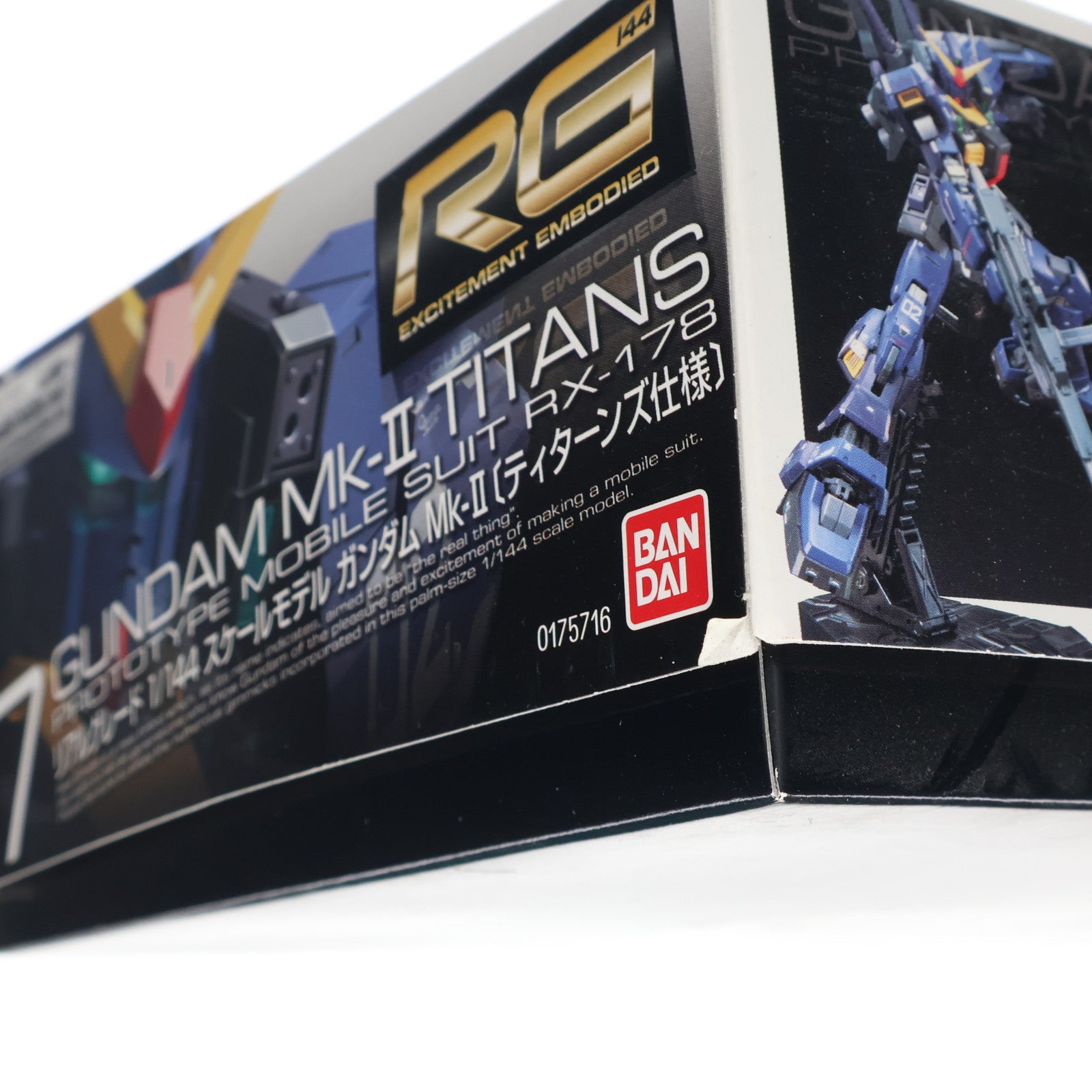 【中古即納】[PTM] RG 1/144 RX-178 ガンダムMk-II(ティターンズ仕様) 機動戦士Zガンダム プラモデル(0175716) バンダイ(20200131)