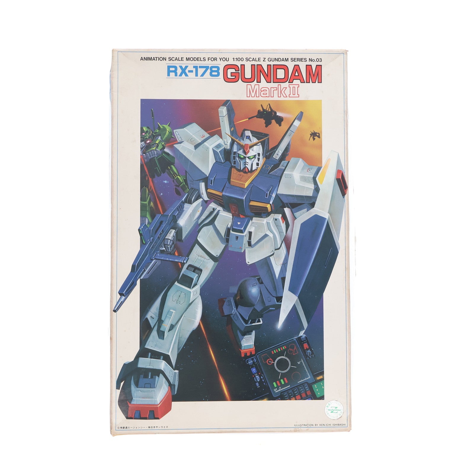 【中古即納】[PTM] 1/100 RX-178 ガンダムマークII 機動戦士Zガンダム シリーズ No.03 プラモデル(0503753) バンダイ(20160930)