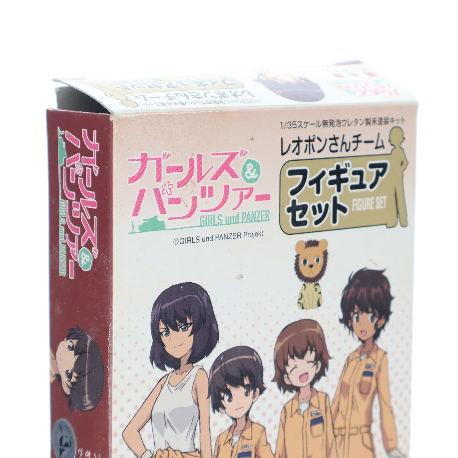 【中古即納】[PTM] レオポンさんチームフィギュアセット ガールズ&パンツァー 1/35 レジンキット フィギュア(GPF-4) プラッツ(20131221)