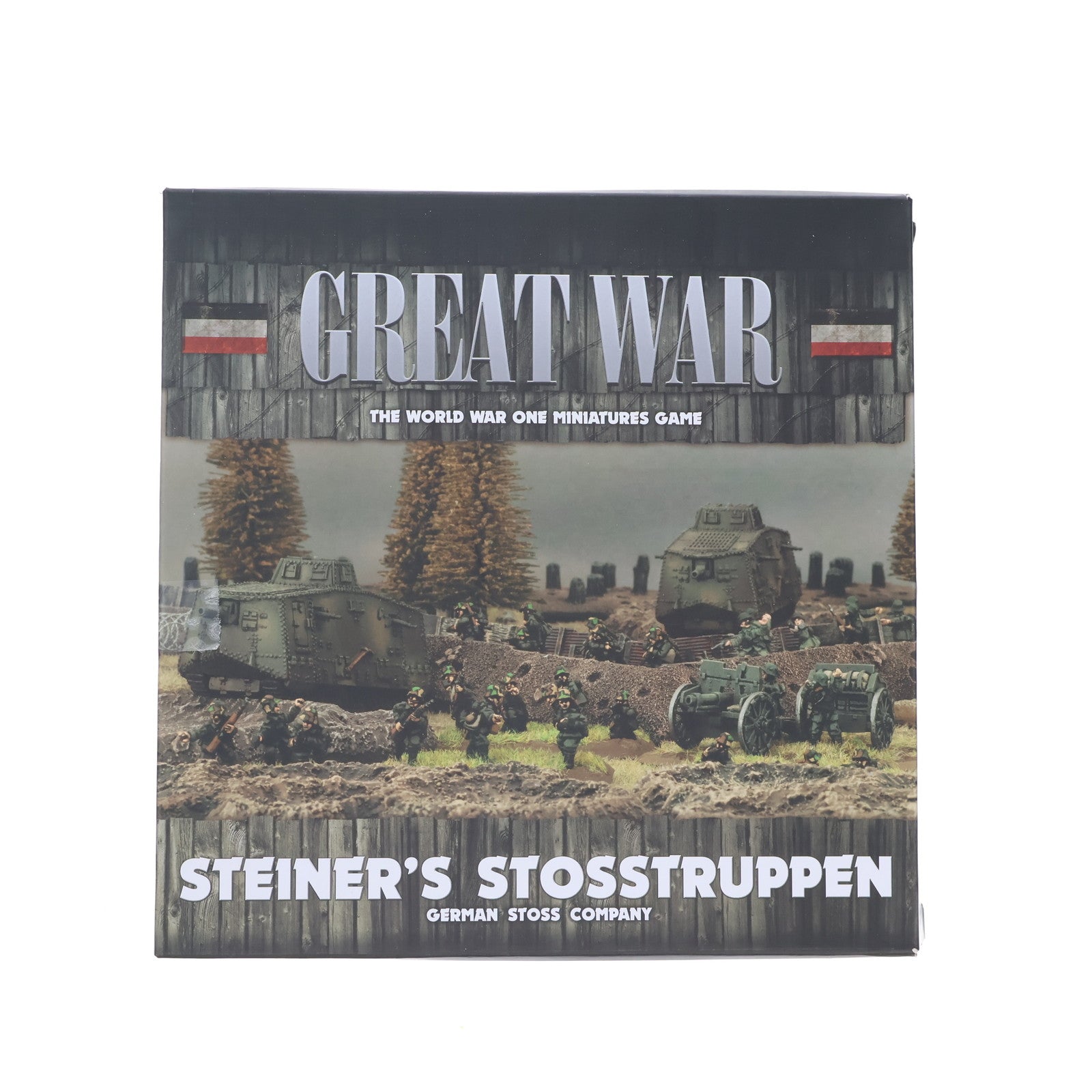 【中古即納】[PTM] Flames of War(フレイムズ・オブ・ウォー) Great War 1/100 Steiner's Stosstruppen プラモデル(GGEAB02) Battlefront Miniatures(19991231)