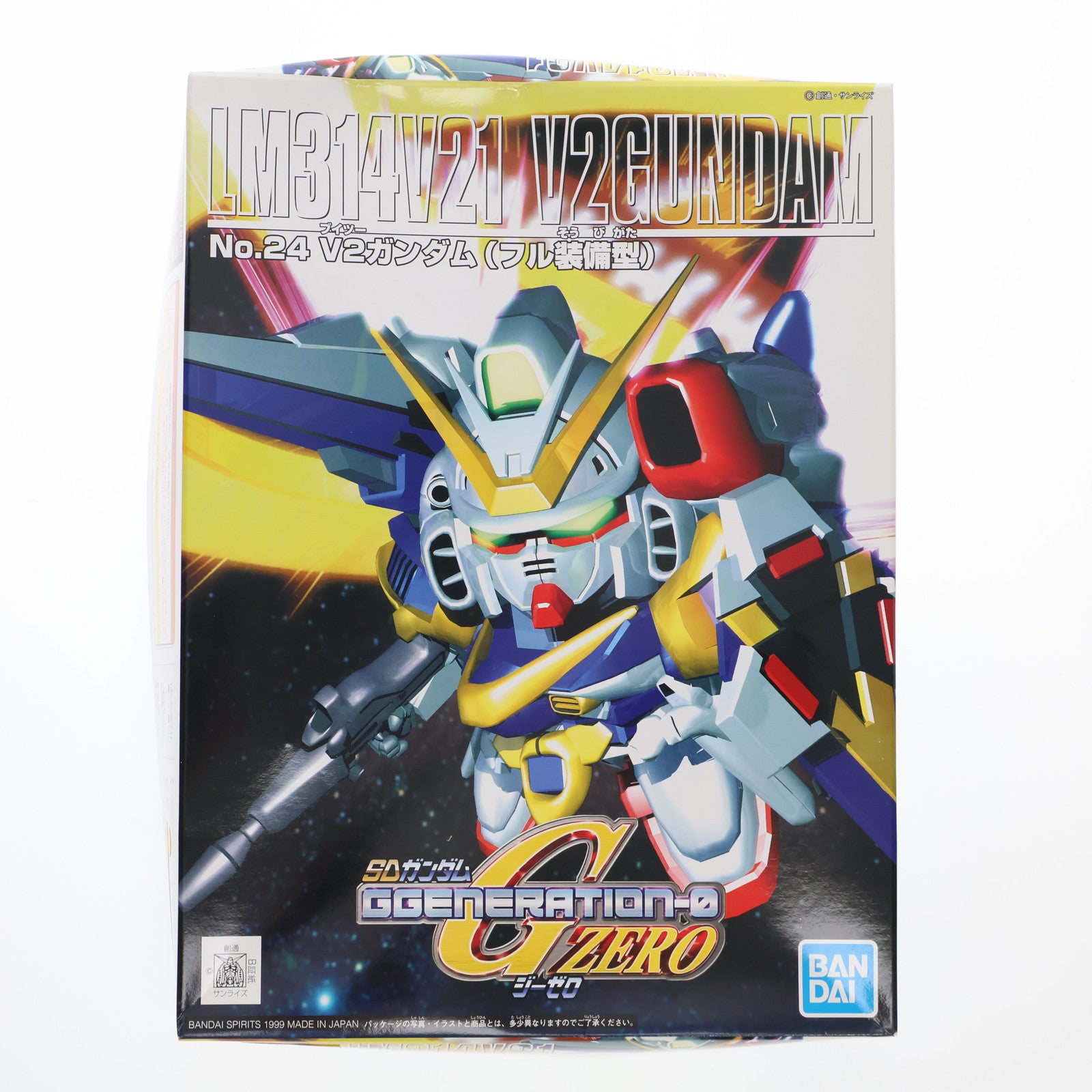 【中古即納】[PTM] SDガンダム BB戦士 24 LM314V21 V2ガンダム(フル装備型) SDガンダム G-GENERATION-0(ジージェネレーション・ゼロ) プラモデル(5060792) バンダイスピリッツ(20200731)