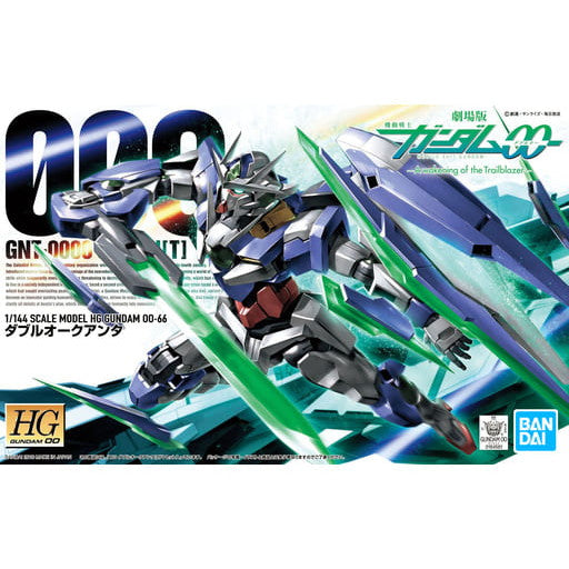 【中古即納】[PTM] (再販) HG 1/144 GNT-0000 ダブルオークアンタ 劇場版 機動戦士ガンダム00(ダブルオー) -A wakening of the Trailblazer- プラモデル バンダイスピリッツ(20250417)