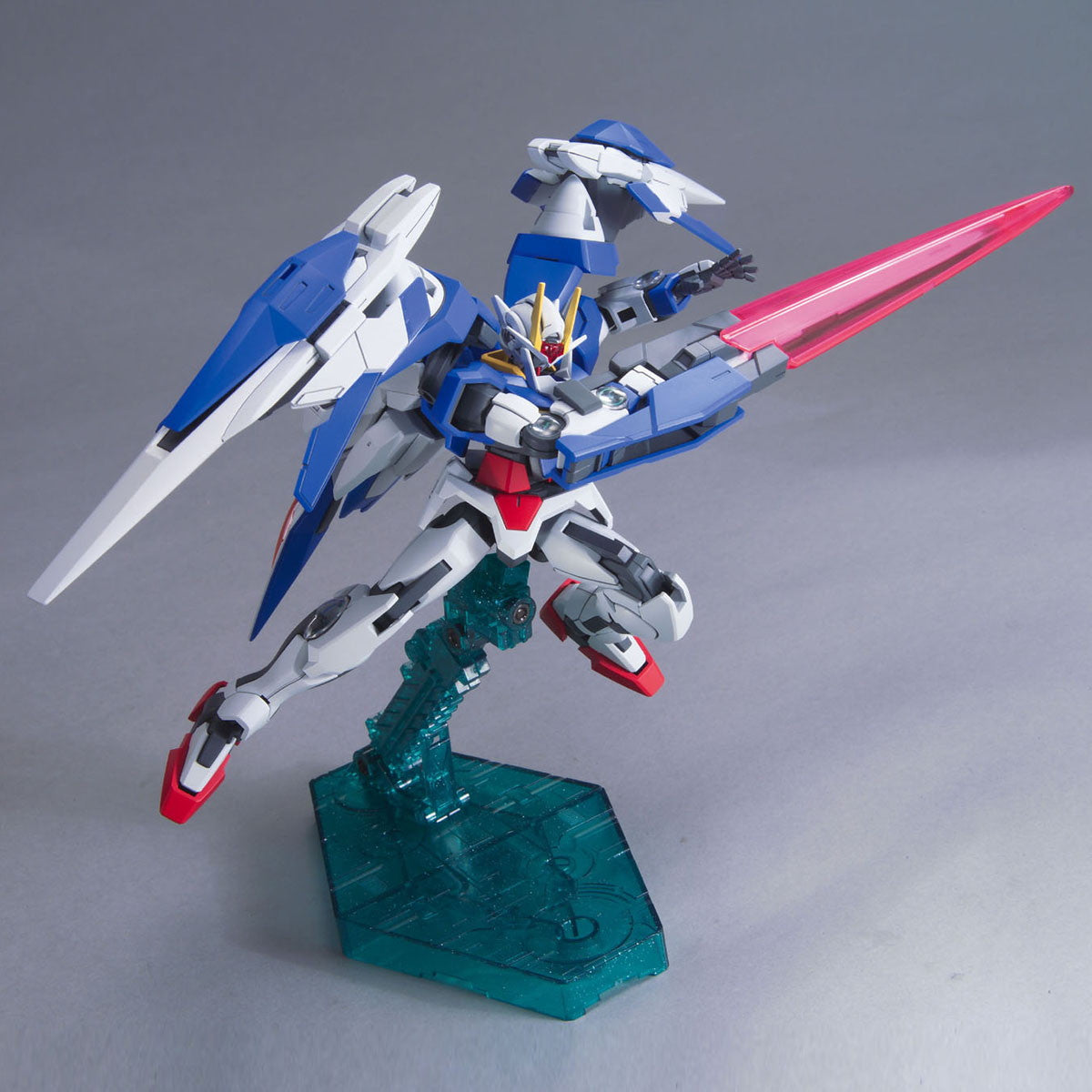 み*お様 300円スタート！【5体まとめ売り】ダブルオーセット（公式改造キット付 中古即納】[PTM](再販) HG 1/144 GN-0000+GNR-010 ダブルオー
