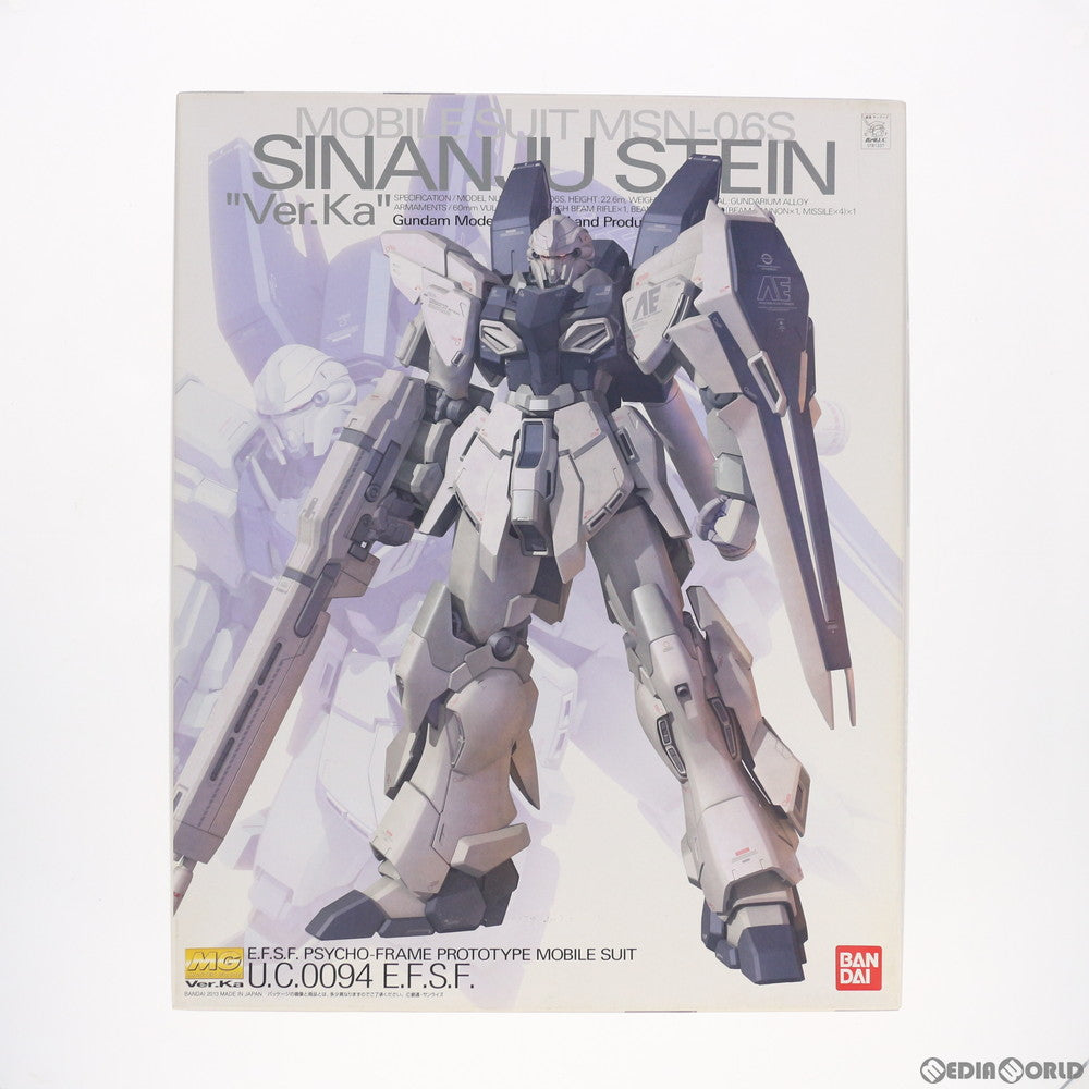 【中古即納】[PTM] MG 1/100 シナンジュ・スタイン Ver.ka. 機動戦士ガンダムUC(ユニコーン) MSV プラモデル(0181337) バンダイ(20180201)
