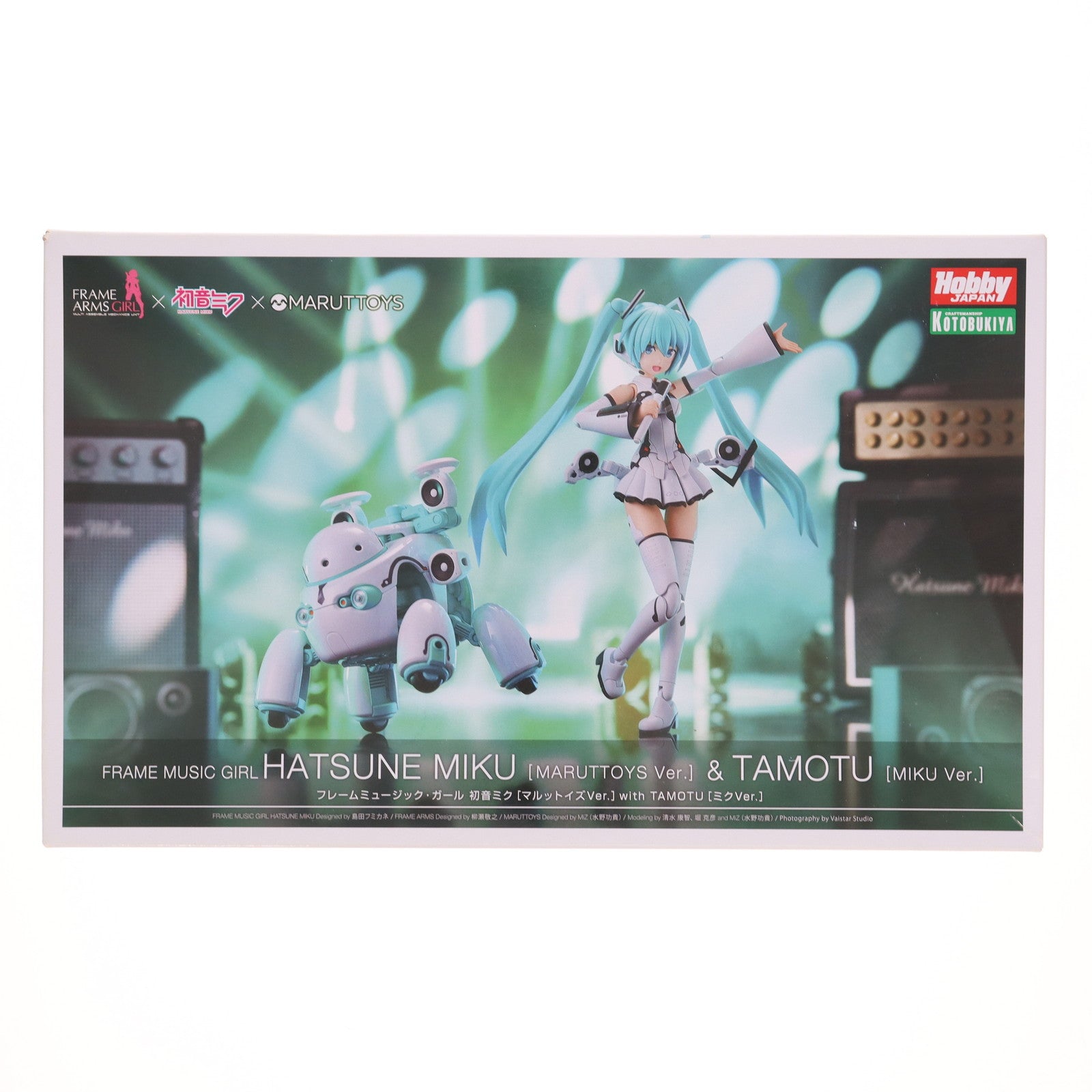 【中古即納】[PTM] フレームミュージック・ガール 初音ミク[マルットイズVer.]with TAMOTU[ミクVer.] フレームアームズ・ガール VOCALOID(ボーカロイド) プラモデル(FG145) コトブキヤ(20221119)
