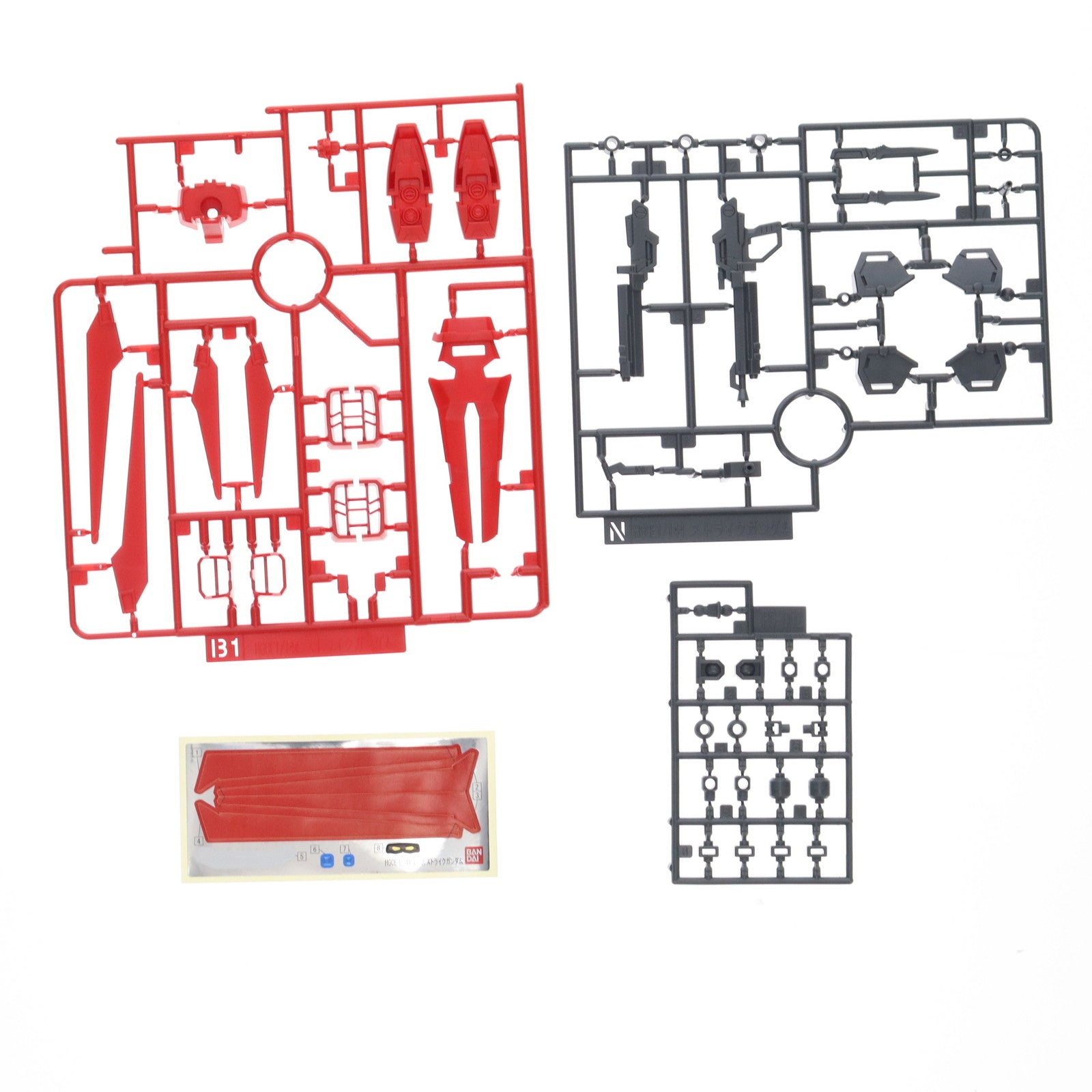 【中古即納】[PTM] HGCE 1/144 GAT-X105+AQM/E-X01 エールストライクガンダム 機動戦士ガンダムSEED(シード) プラモデル(0185144) バンダイ(20181002)