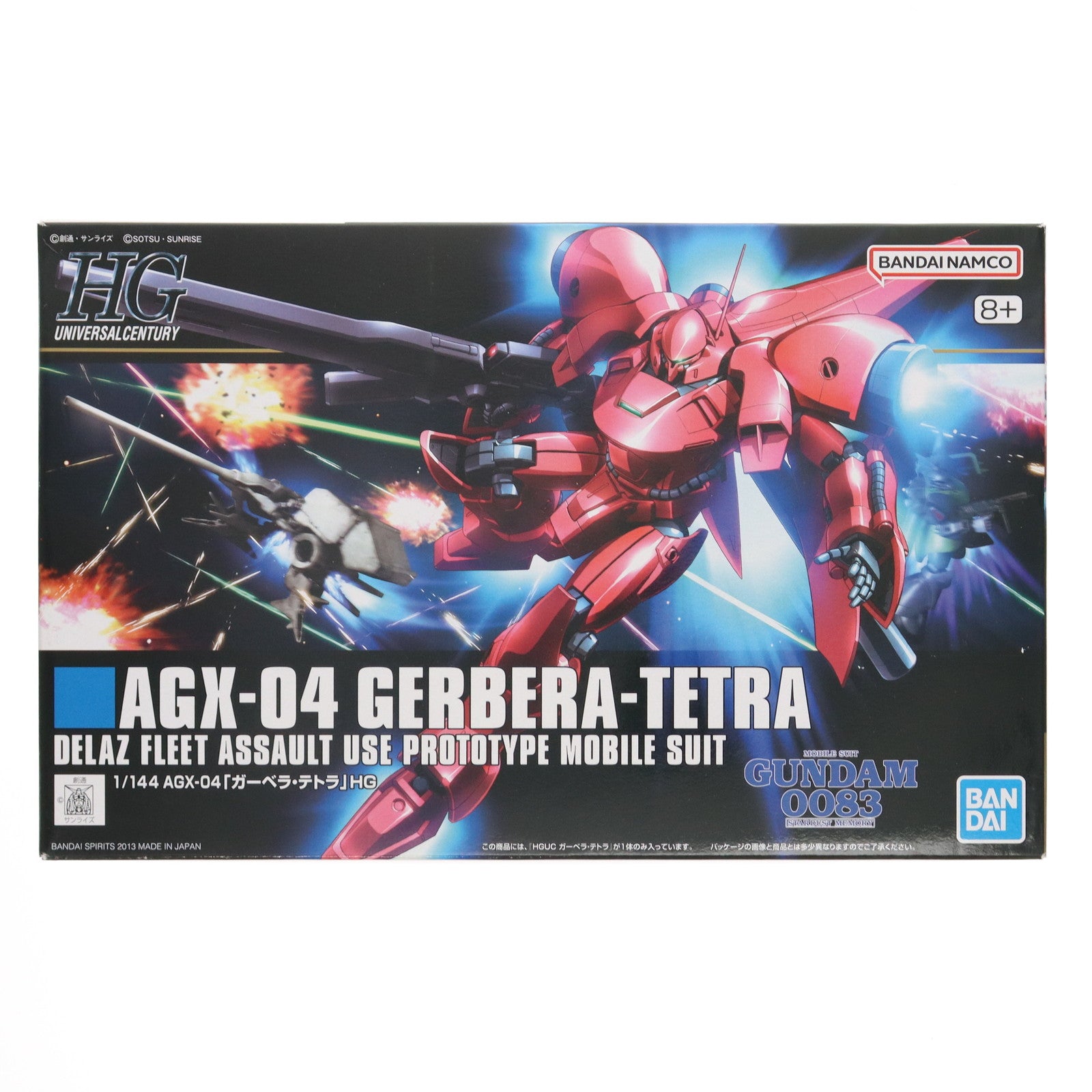 【中古即納】[PTM] (再販) HGUC 1/144 AGX-04 ガーベラ・テトラ 機動戦士ガンダム0083 STARDUST MEMORY(スターダストメモリー) プラモデル バンダイスピリッツ(20241130)