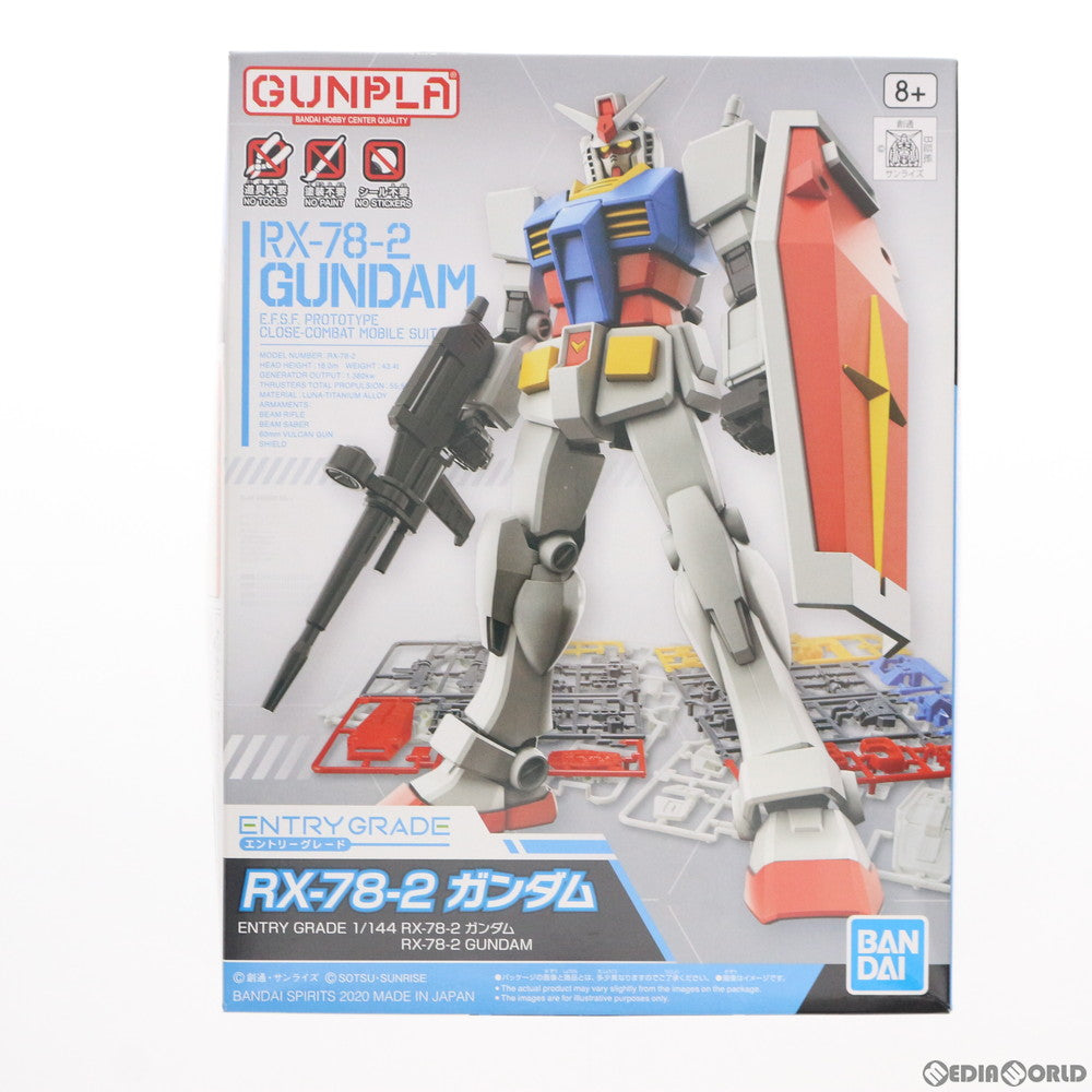 【中古即納】[PTM] ENTRY GRADE(エントリーグレード) 1/144 RX-78-2 ガンダム 機動戦士ガンダム プラモデル(5060747) バンダイスピリッツ(20210619)