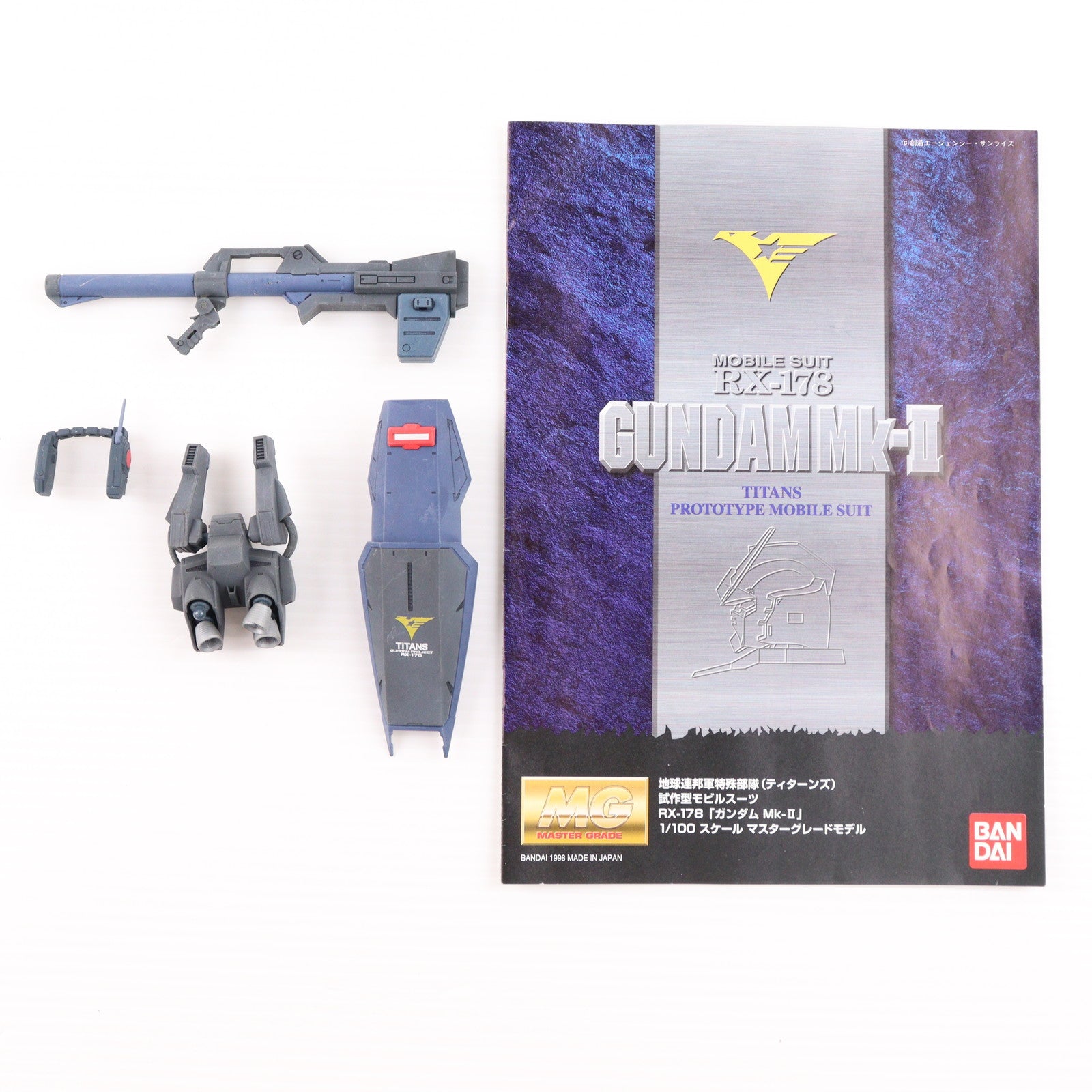 【中古即納】[PTM] MG 1/100 RX-178 ガンダムMk-II(ティターンズ仕様) 機動戦士Zガンダム プラモデル(0070068) バンダイ(20170218)