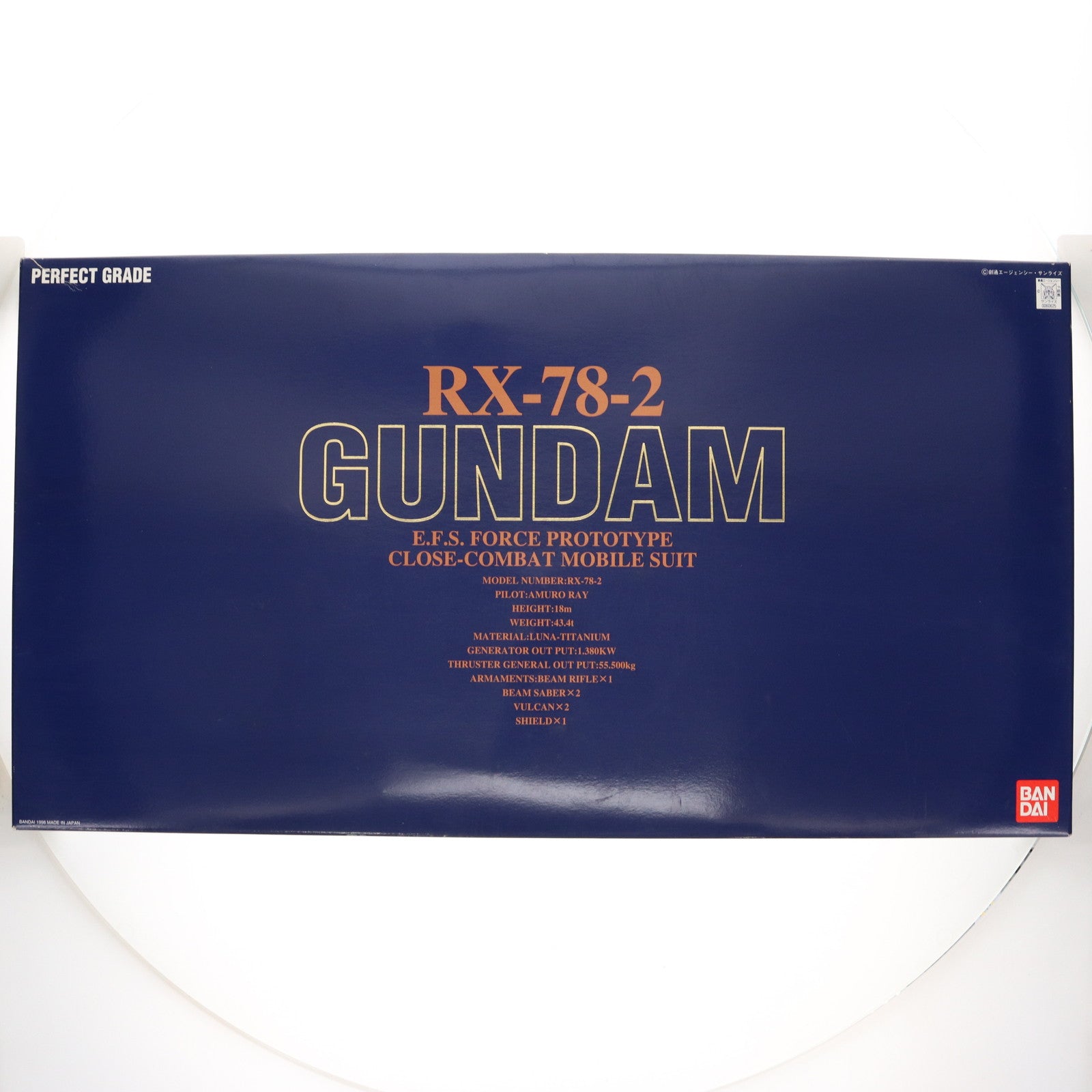 【中古即納】[PTM] PG 1/60 RX-78-2 ガンダム 機動戦士ガンダム プラモデル(0060625) バンダイ(19981009)