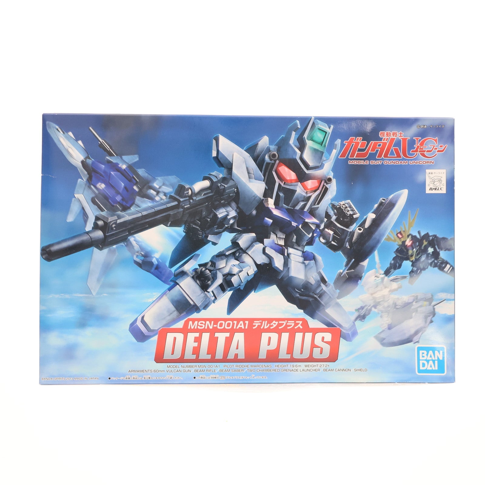 【中古即納】[PTM] (再販) SDガンダム BB戦士 379 MSN-001A1 デルタプラス 機動戦士ガンダムUC(ユニコーン) プラモデル(5060676) バンダイスピリッツ(20240901)