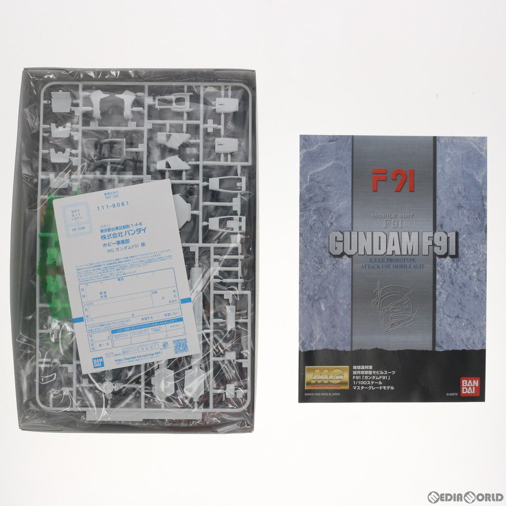 【中古即納】[PTM] MG 1/100 F91 ガンダムF91 機動戦士ガンダムF91 プラモデル(0145070) バンダイ(20131025)