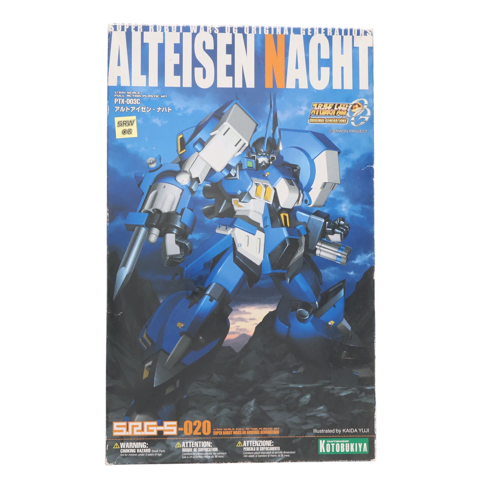 【中古即納】[PTM] S.R.G-S 020 1/144 PTX-003C アルトアイゼン・ナハト スーパーロボット大戦OG ORIGINAL GENERATIONS(オリジナルジェネレーションズ) プラモデル(KP-40) コトブキヤ(20071228)