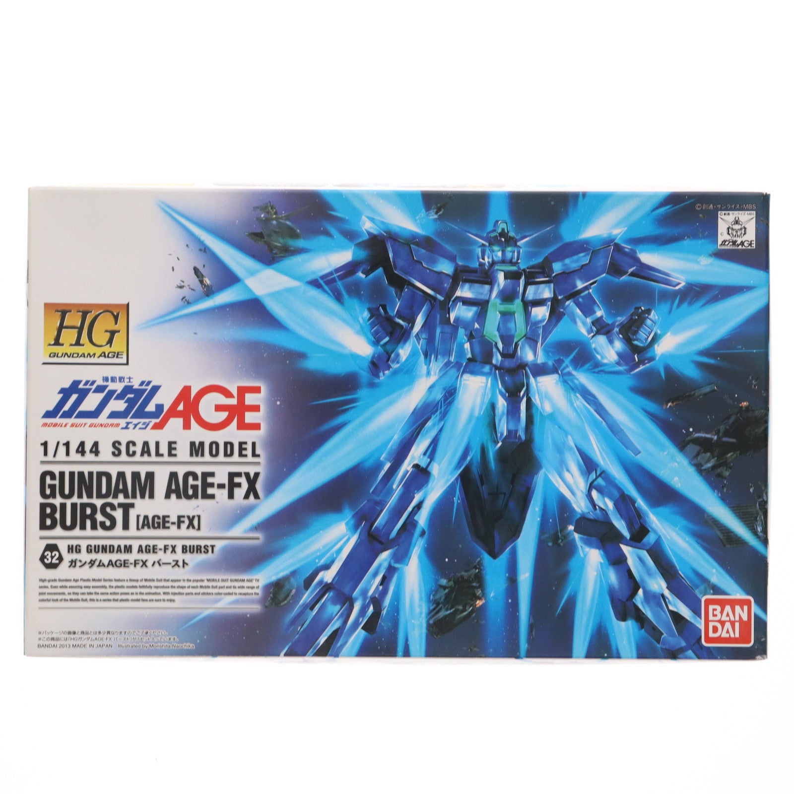 【中古即納】[PTM] HG 1/144 ガンダムAGE-FXバースト 機動戦士ガンダムAGE(エイジ) プラモデル バンダイ(20161224)